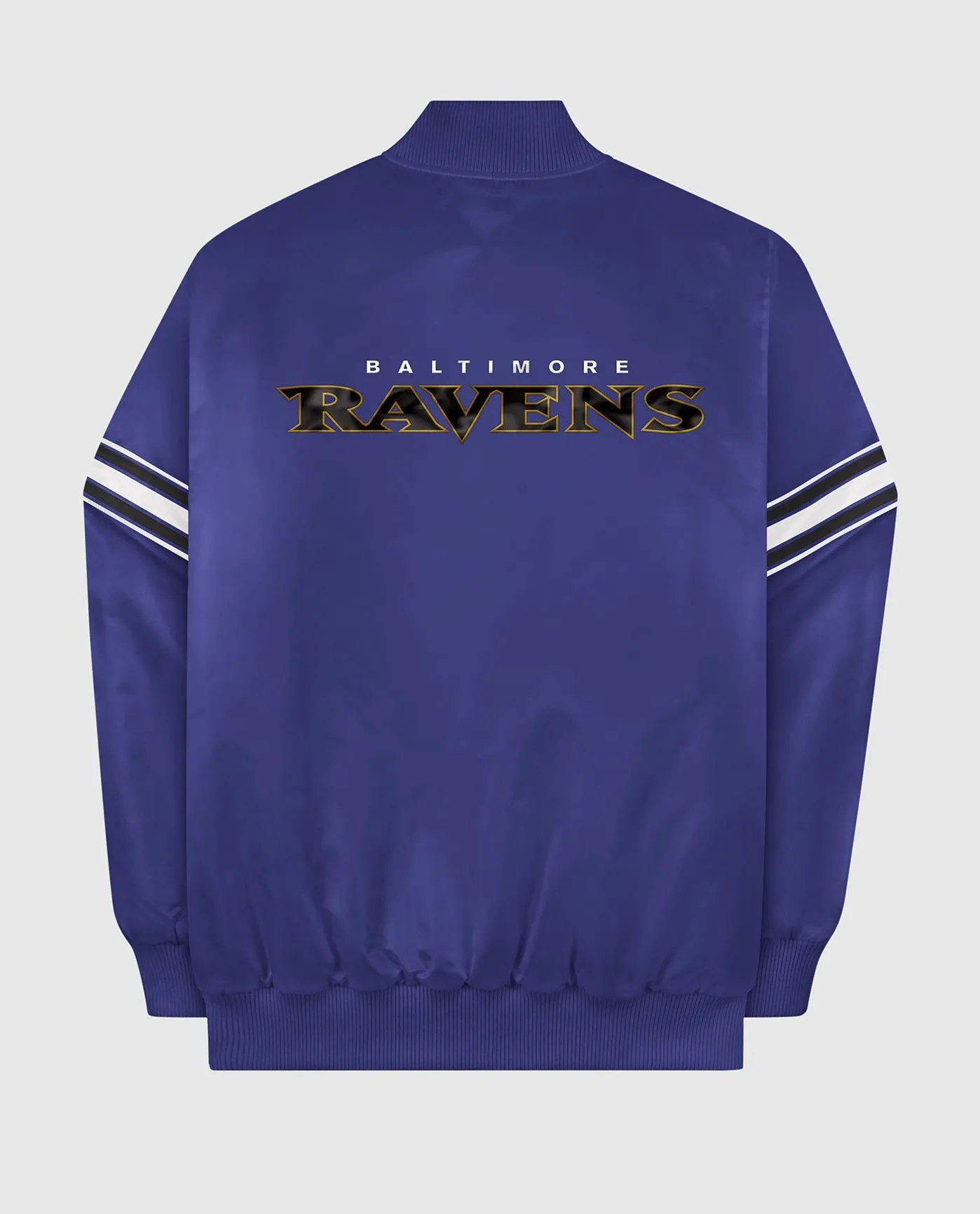 Baltimore Ravens Varsity Satin Full-Snap Jacket sold by Starter product image thumbnail 4
