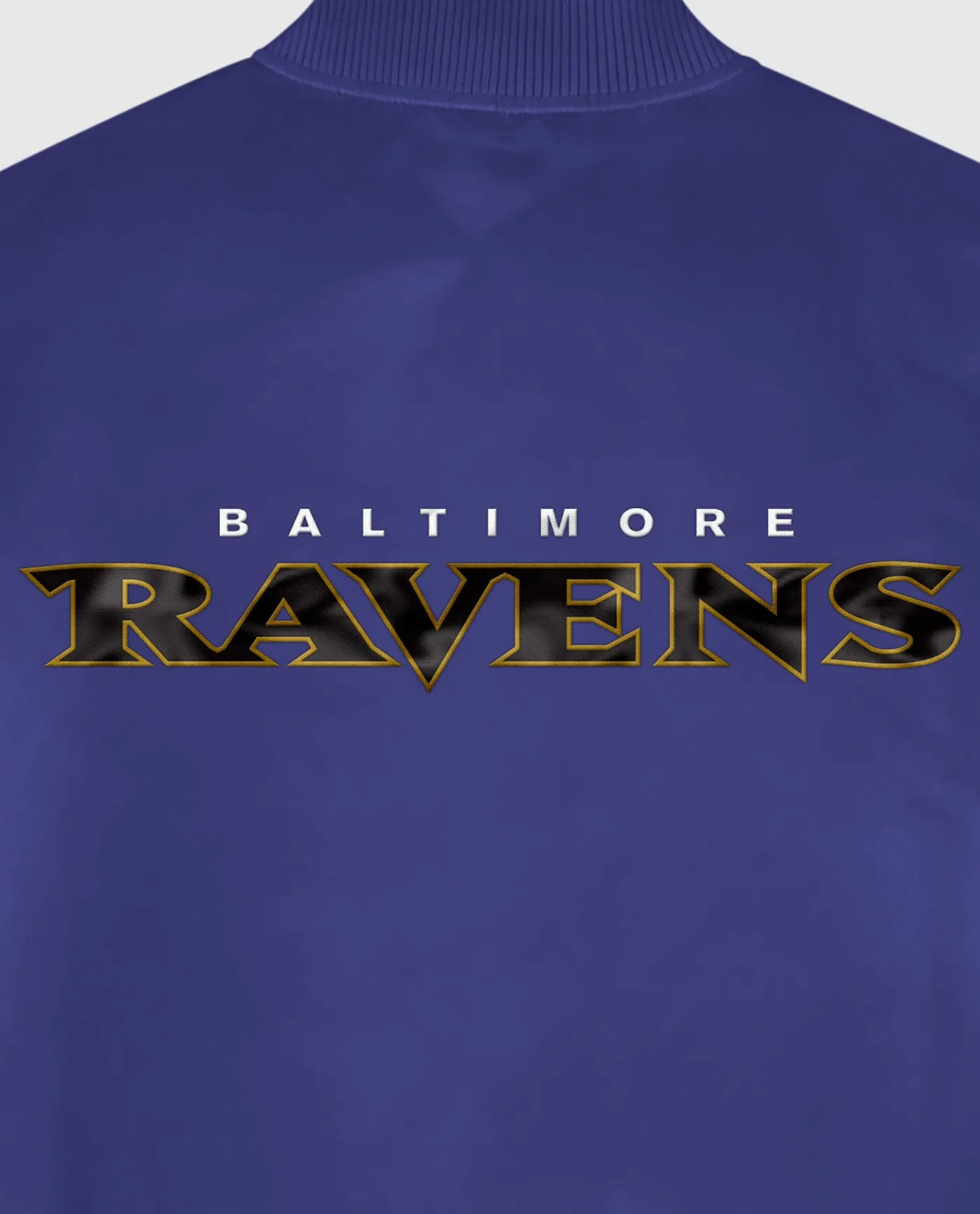Baltimore Ravens Varsity Satin Full-Snap Jacket sold by Starter product image thumbnail 3