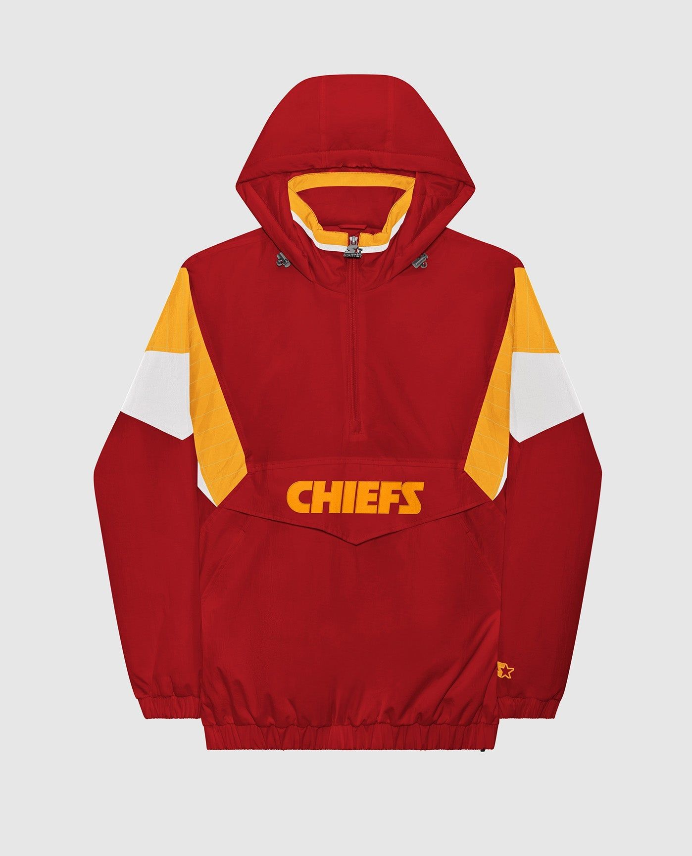 Kansas City Chiefs Breakaway Nylon Half-Zip Jacket sold by Starter