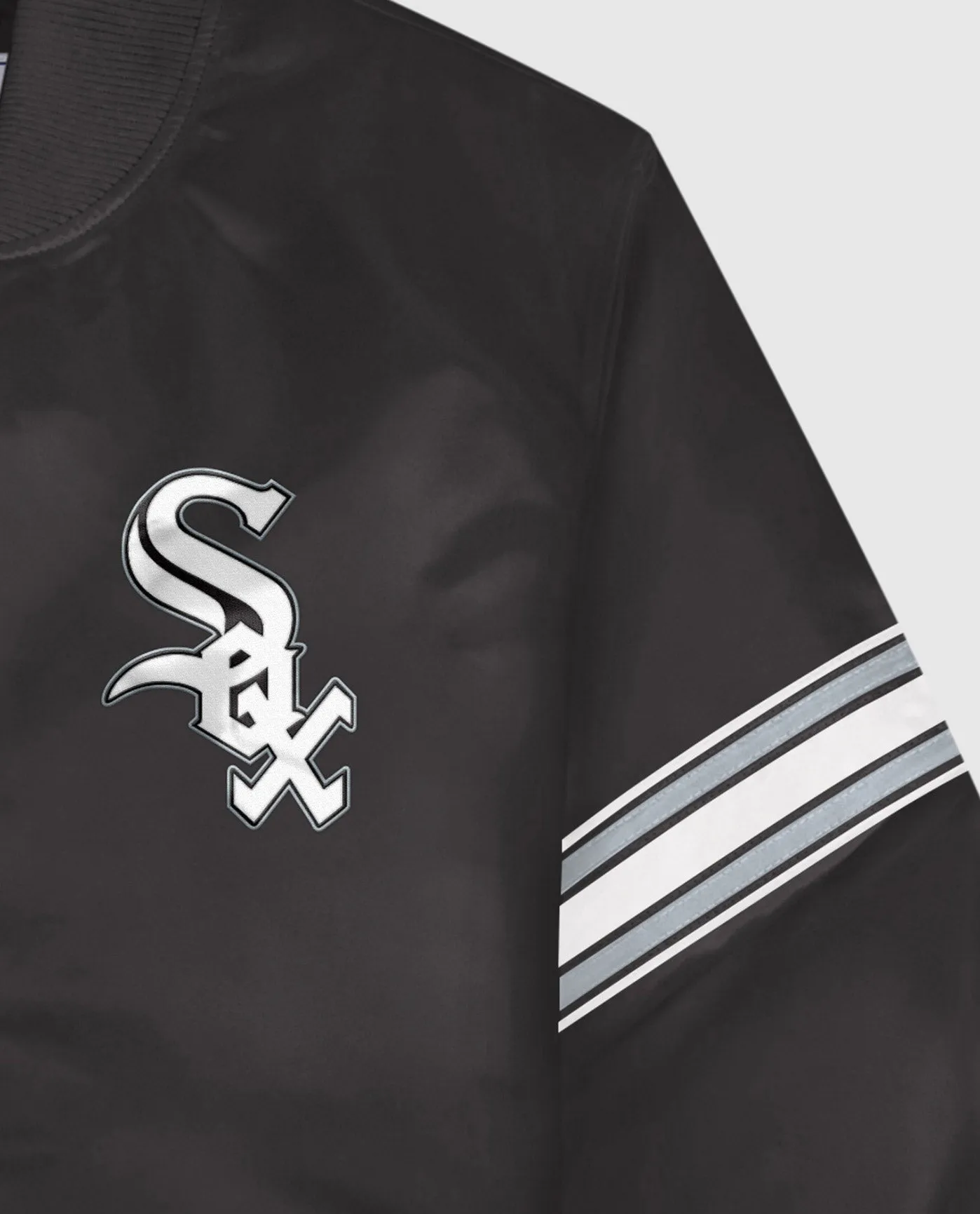 Chicago White Sox Varsity Satin Full-Snap Jacket sold by Starter product image thumbnail 2