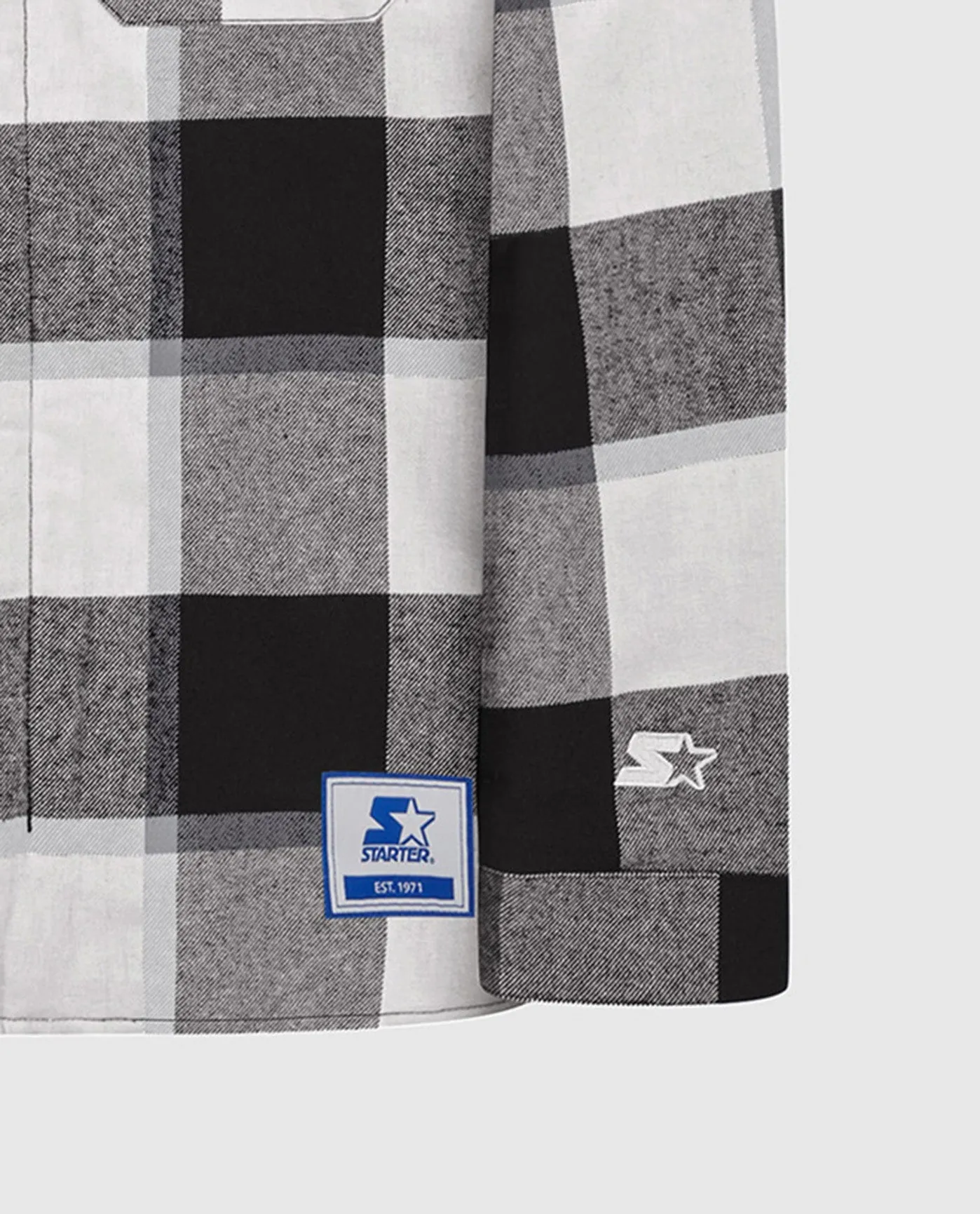 Las Vegas Raiders The Big Joe Sherpa Lined Plaid Jacket sold by Starter product image thumbnail 3