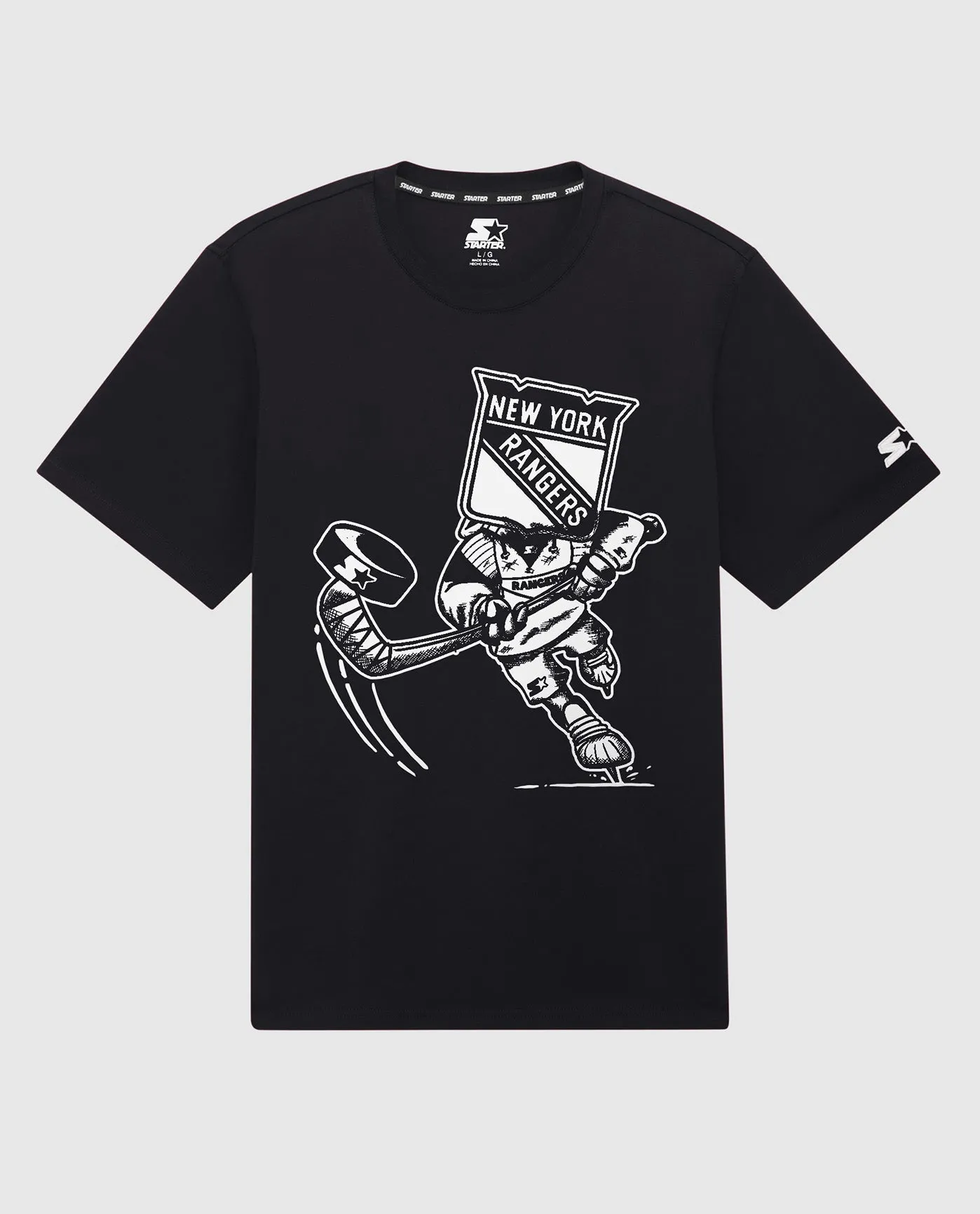 New York Rangers Faceoff Short Sleeve Crew Neck Tee sold by Starter