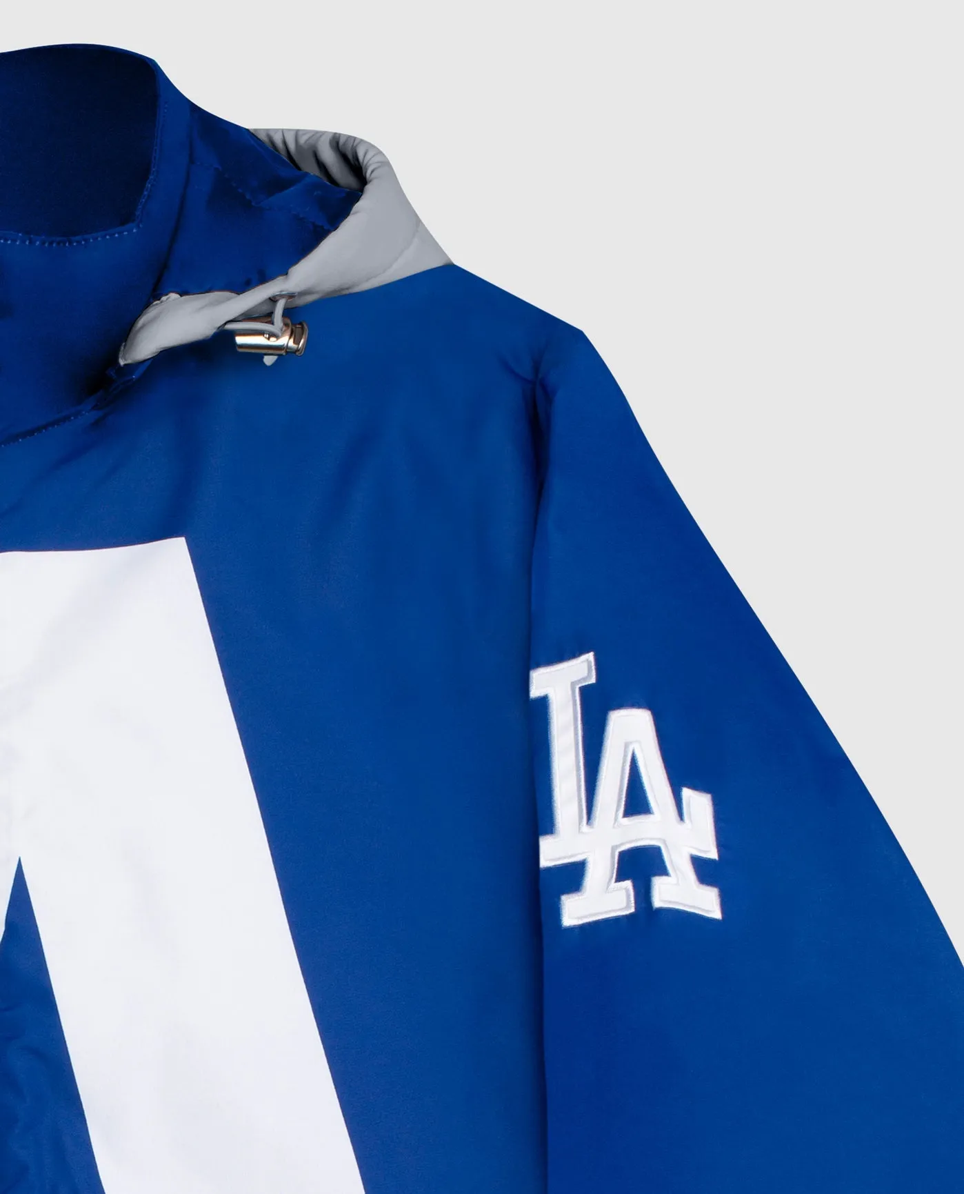 Los Angeles Dodgers Hooded Nylon Full-Zip Jacket sold by Starter product image thumbnail 2
