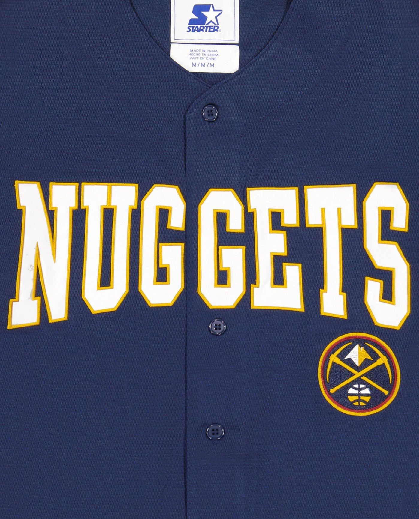 Denver Nuggets Sweep Baseball Jersey sold by Starter product image thumbnail 2