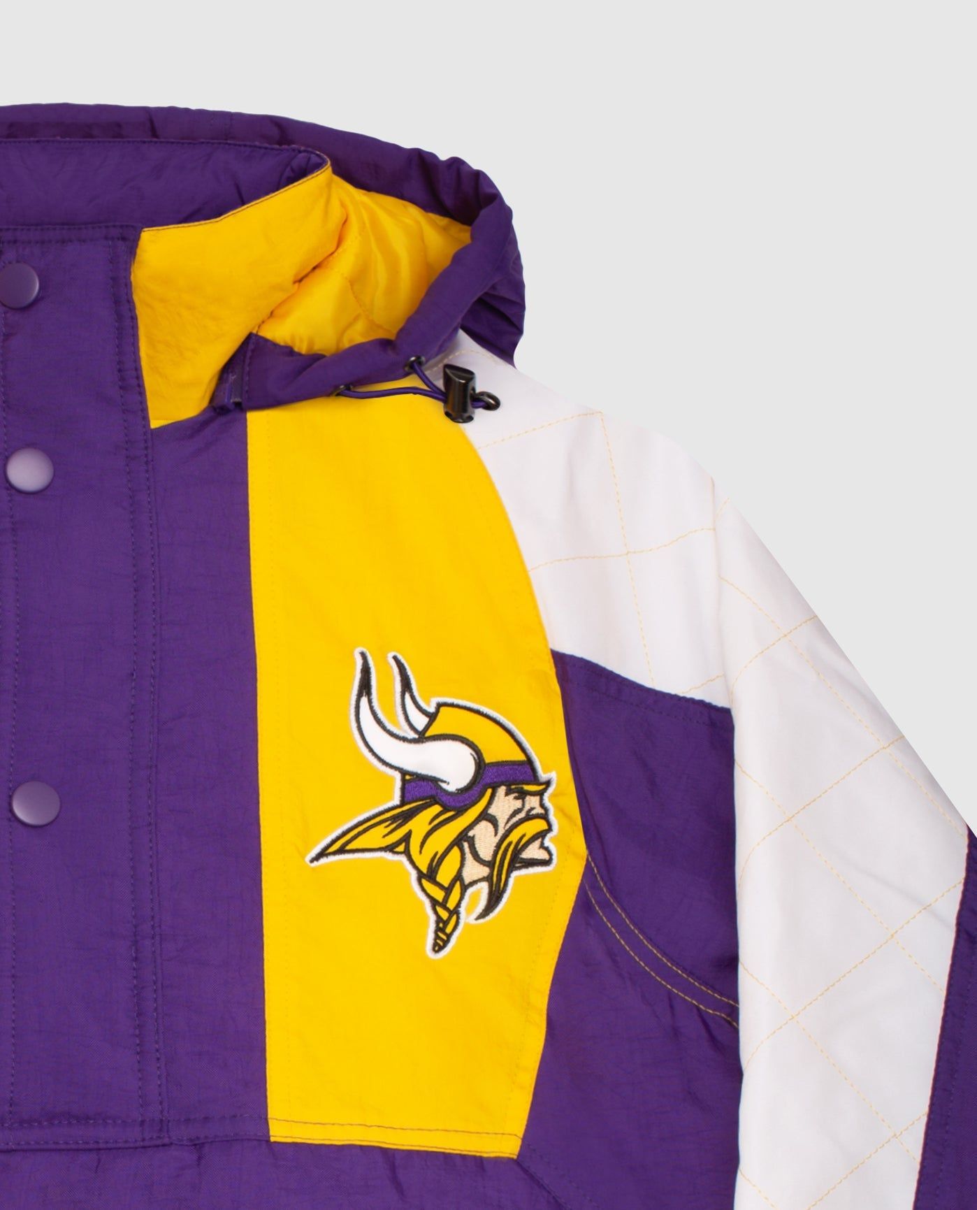 Minnesota Vikings Hooded Nylon Half-Zip Jacket sold by Starter product image thumbnail 2