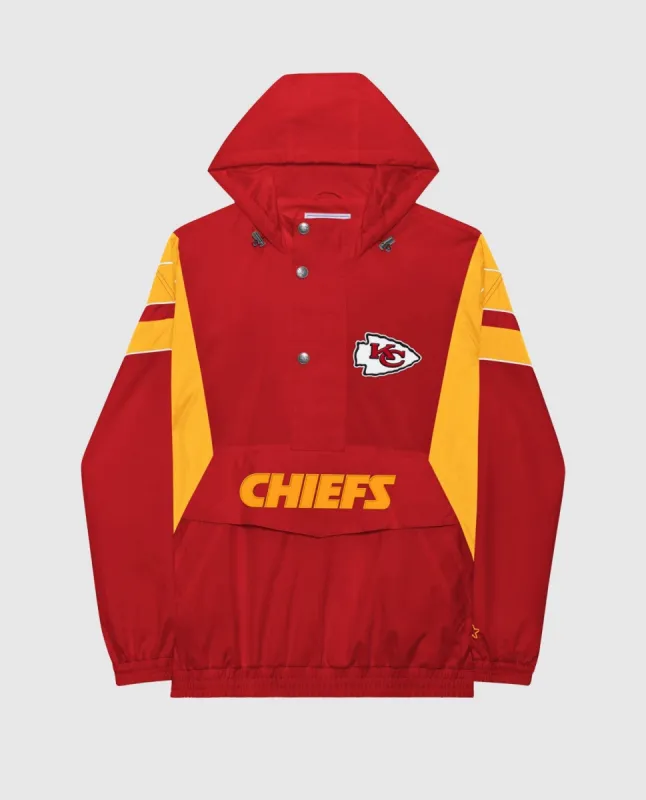 Kansas City Chiefs Home Team Half-Zip Jacket sold by Starter