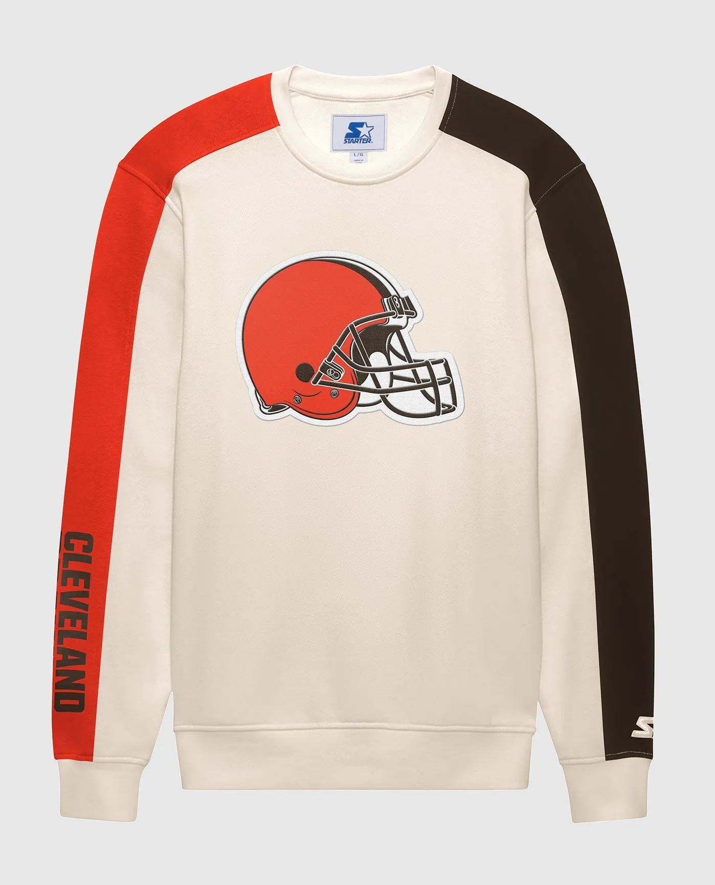 Cleveland Browns Team Crew Long Sleeve Shirt sold by Starter