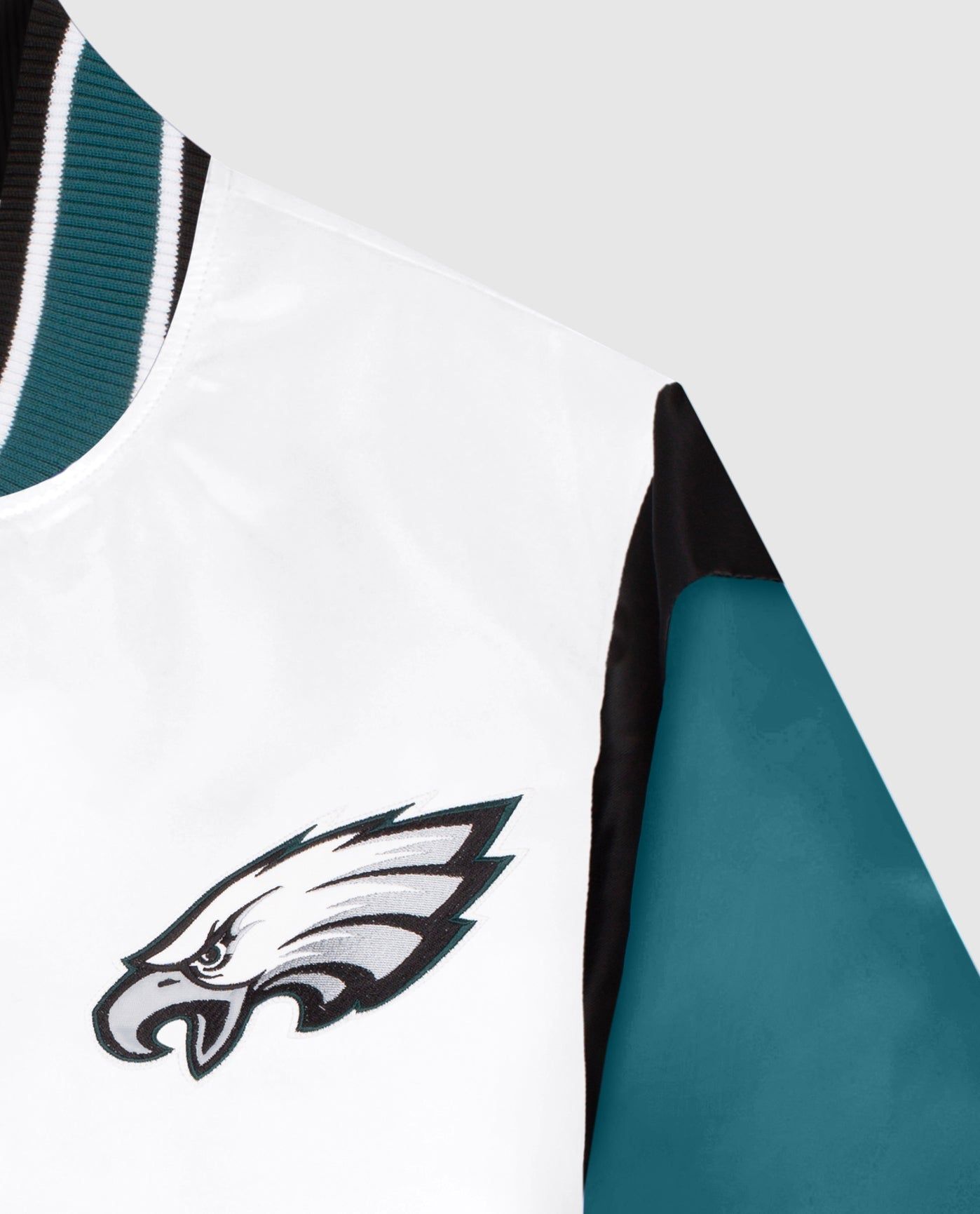 Philadelphia Eagles Satin Full-Snap Jacket sold by Starter product image thumbnail 2