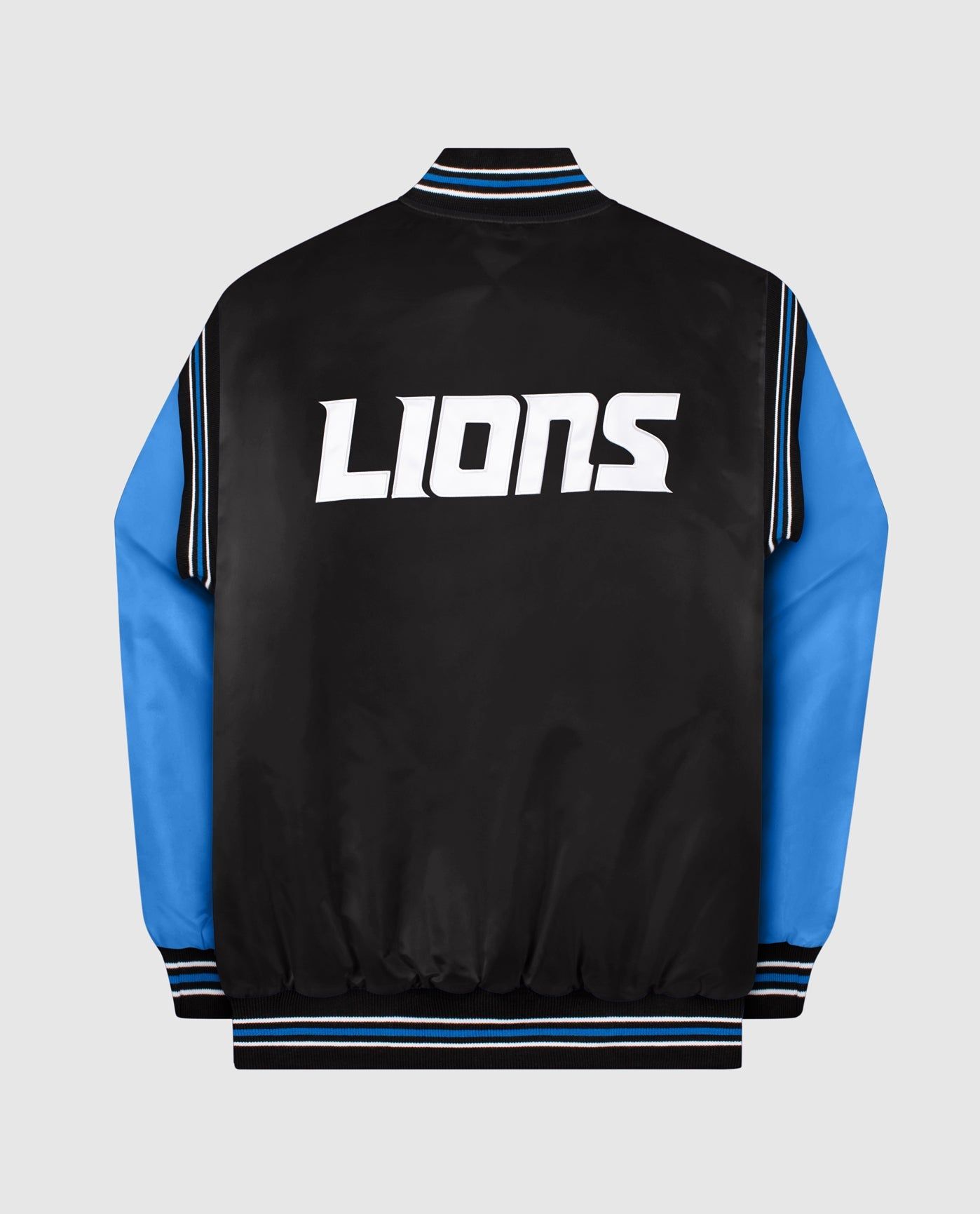 Detroit Lions Varsity Satin Full-Snap Jacket sold by Starter product image thumbnail 4