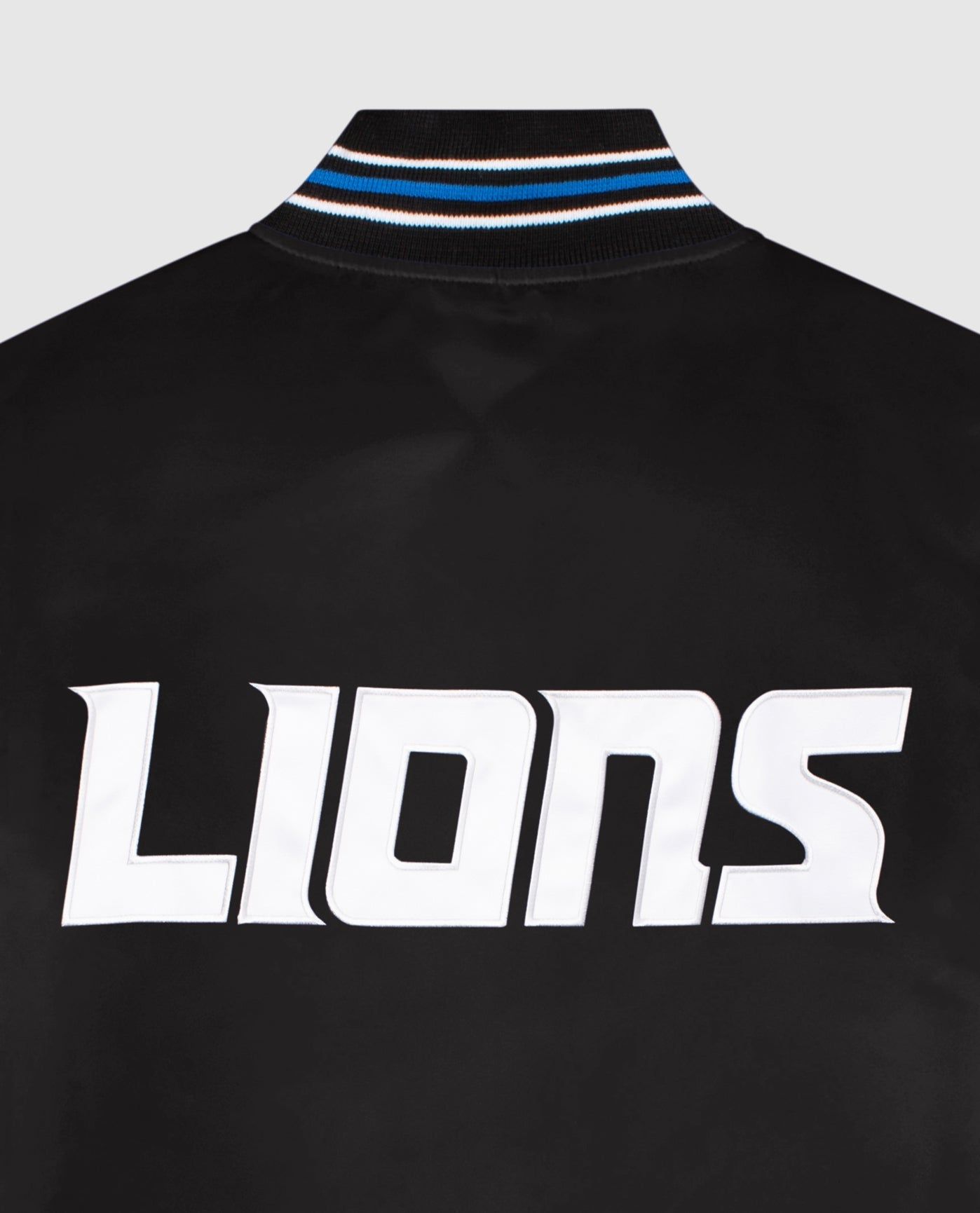 Detroit Lions Varsity Satin Full-Snap Jacket sold by Starter product image thumbnail 3