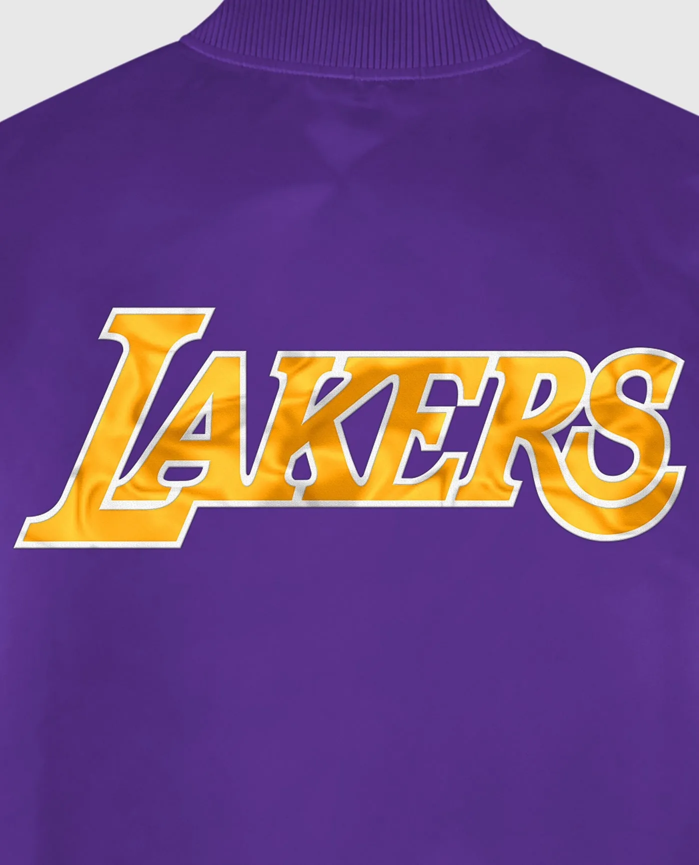 Los Angeles Lakers Varsity Satin Full-Snap Jacket sold by Starter product image thumbnail 3