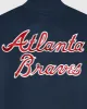 Atlanta Braves Varsity Satin Full-Snap Jacket sold by Starter