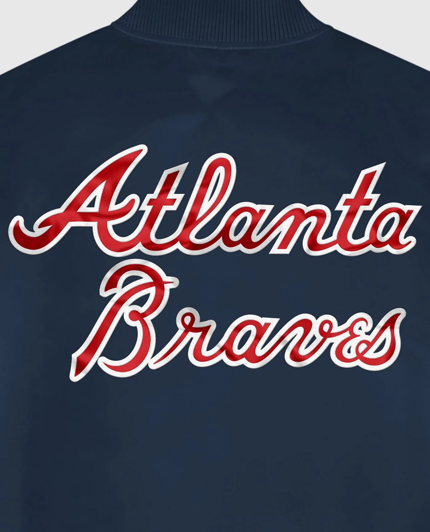 Atlanta Braves Varsity Satin Full-Snap Jacket sold by Starter product image thumbnail 3