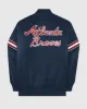 Atlanta Braves Varsity Satin Full-Snap Jacket sold by Starter