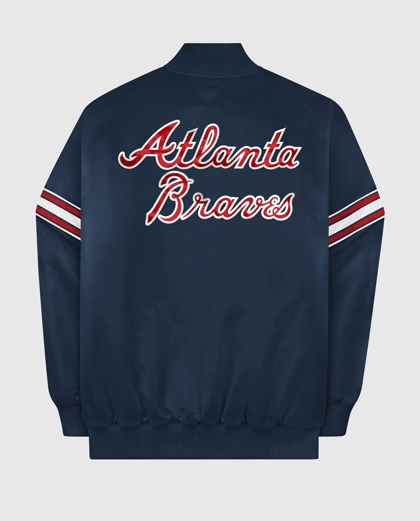 Atlanta Braves Varsity Satin Full-Snap Jacket sold by Starter product image thumbnail 4