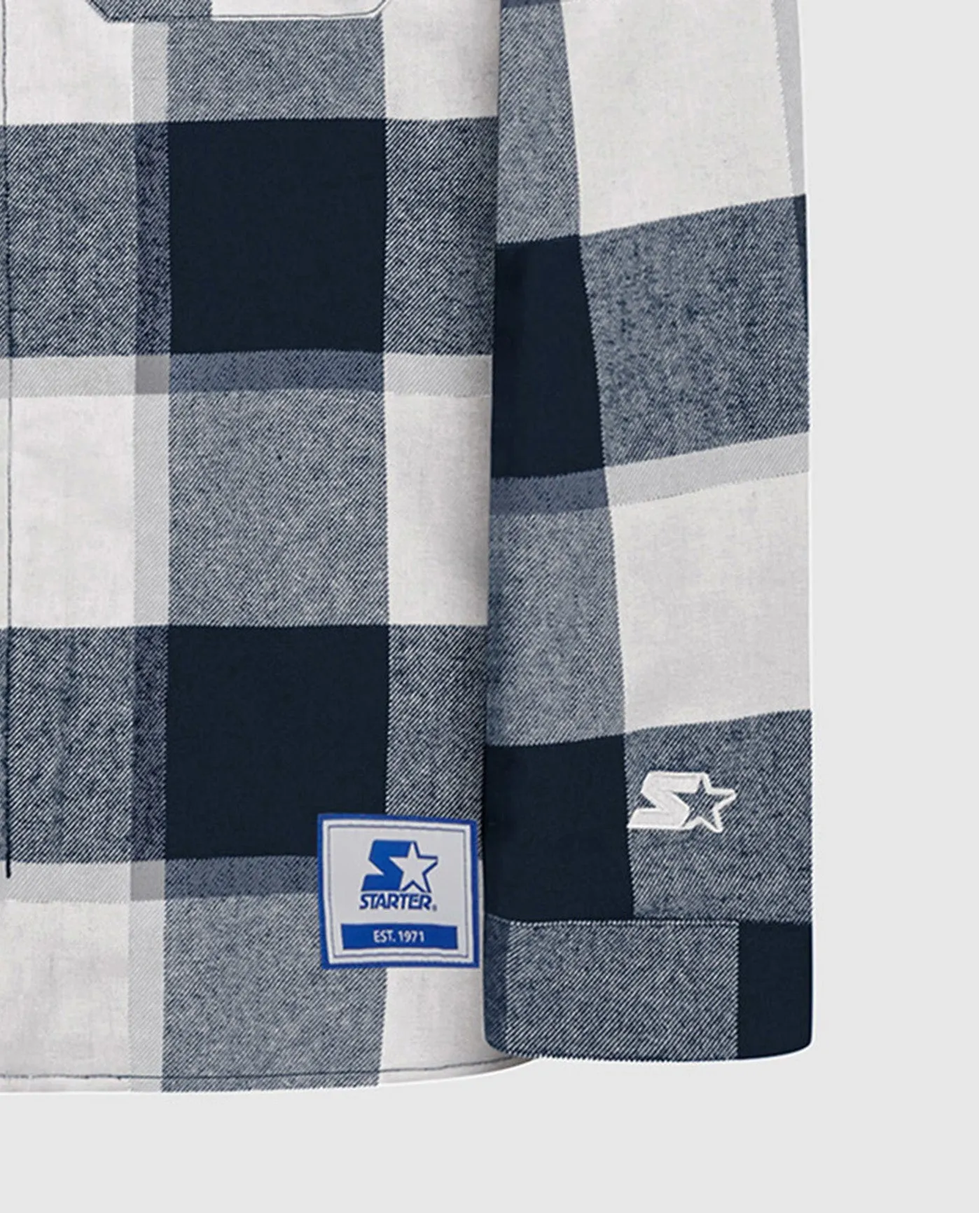 New England Patriots The Big Joe Sherpa Lined Plaid Jacket sold by Starter product image thumbnail 3