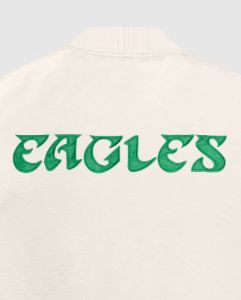 Women's Philadelphia Eagles Varsity Satin Full-Snap Jacket sold by Starter