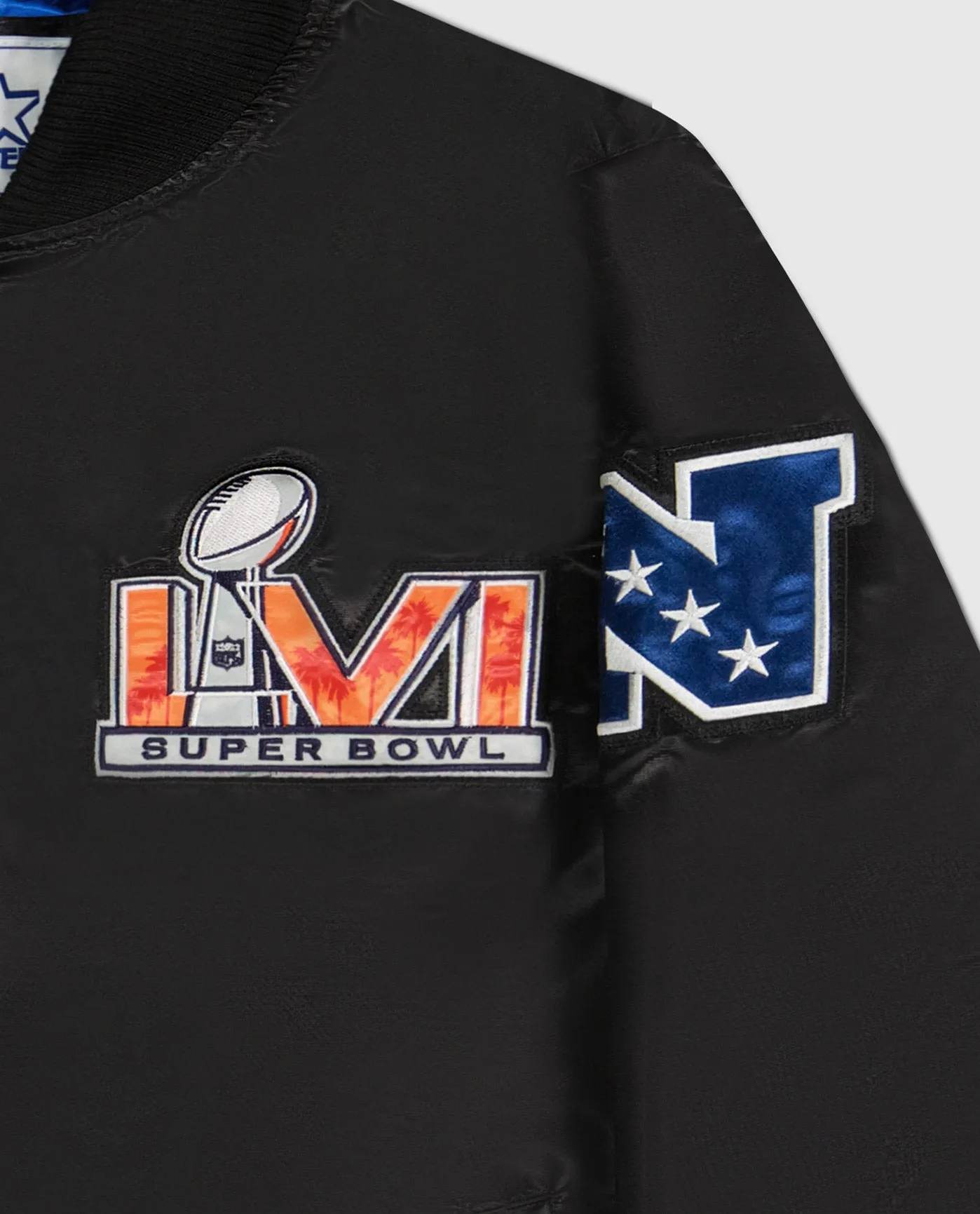 Super Bowl LVI Varsity Satin Full-Snap Jacket sold by Starter product image thumbnail 2