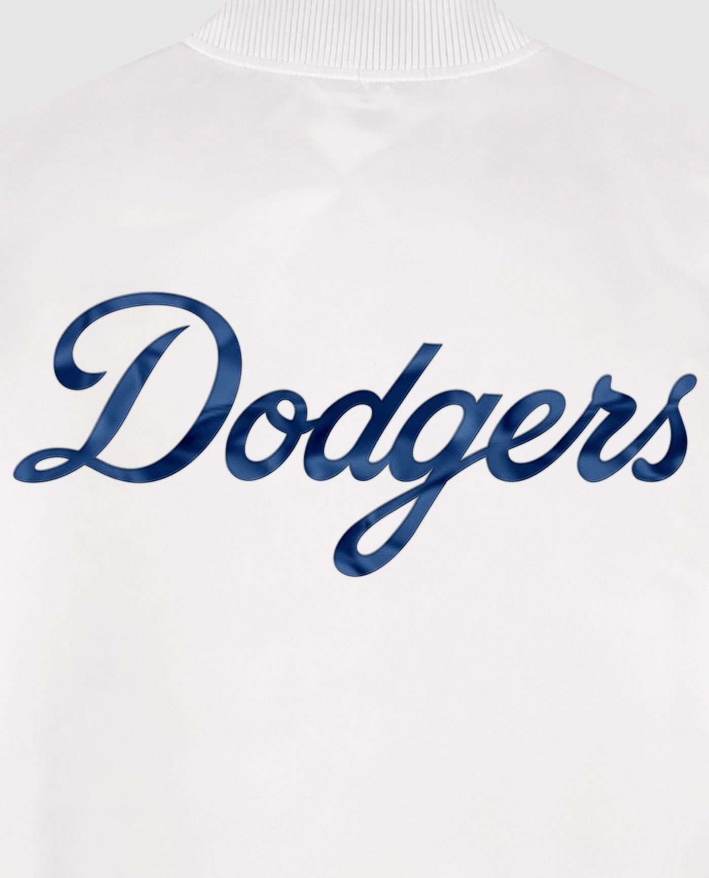 Los Angeles Dodgers White Varsity Satin Full-Snap Jacket sold by Starter product image thumbnail 3