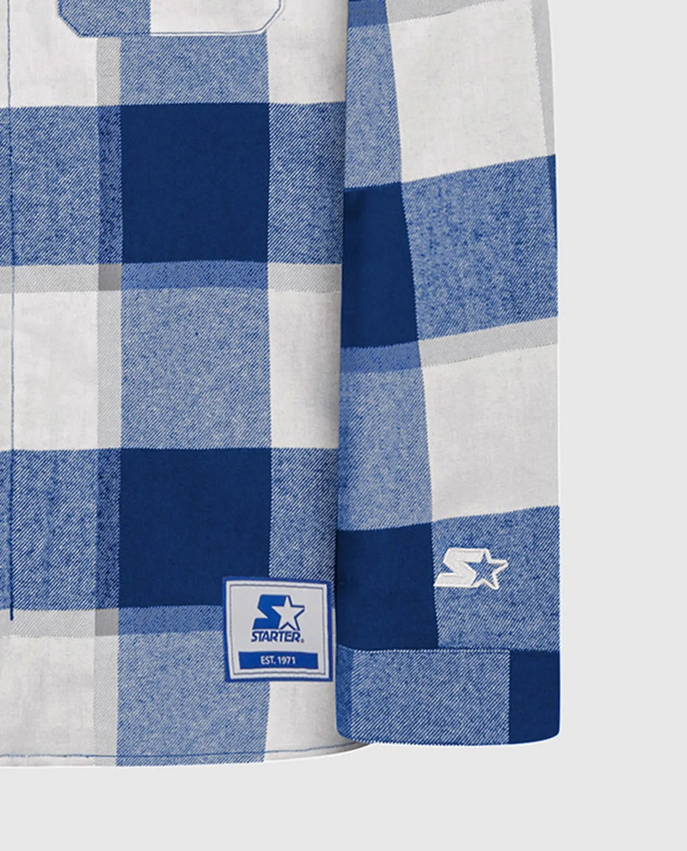 Buffalo Bills The Big Joe Sherpa Lined Plaid Jacket sold by Starter product image thumbnail 3