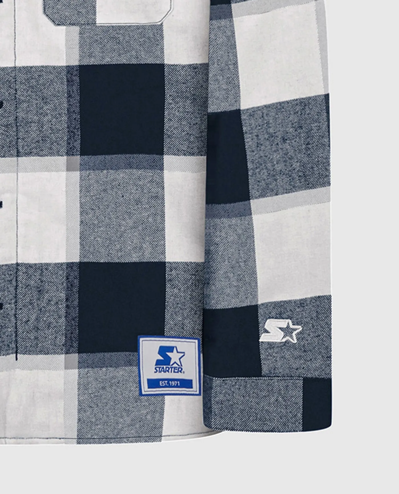 Denver Broncos The Big Joe Sherpa Lined Plaid Jacket sold by Starter product image thumbnail 3