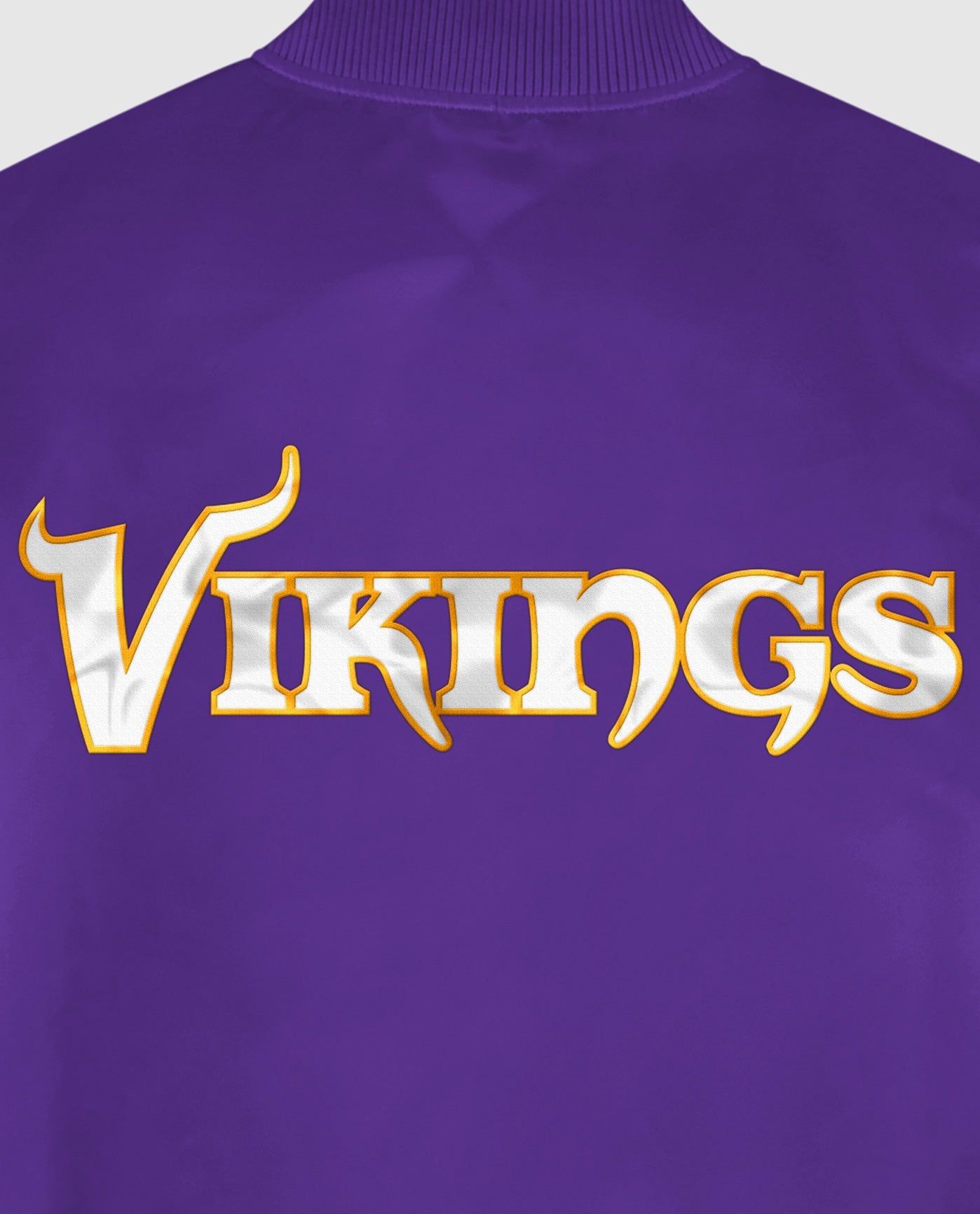 Minnesota Vikings Varsity Satin Full-Snap Jacket sold by Starter product image thumbnail 3