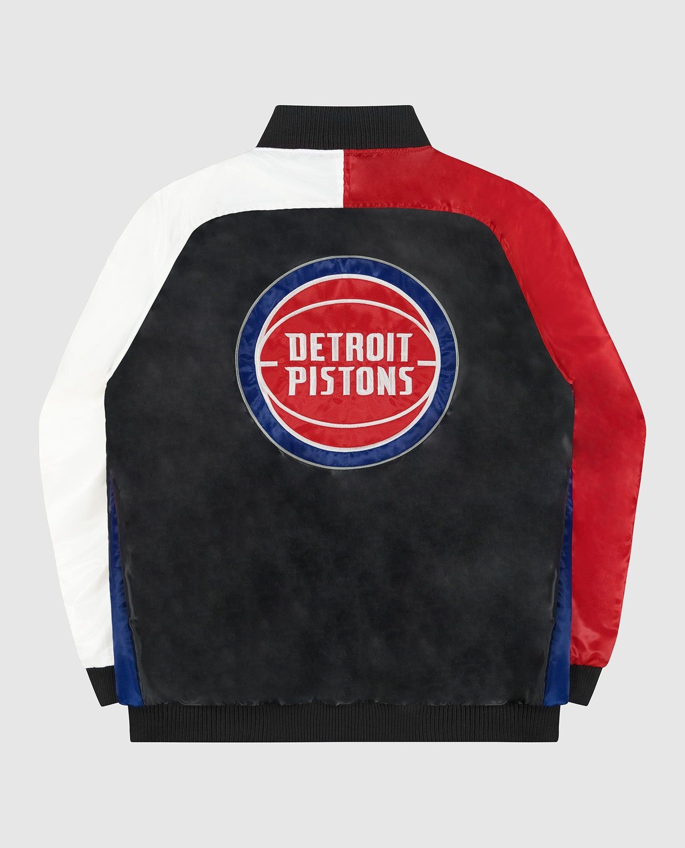 Detroit Pistons Varsity Satin Full-Snap Jacket sold by Starter product image thumbnail 4
