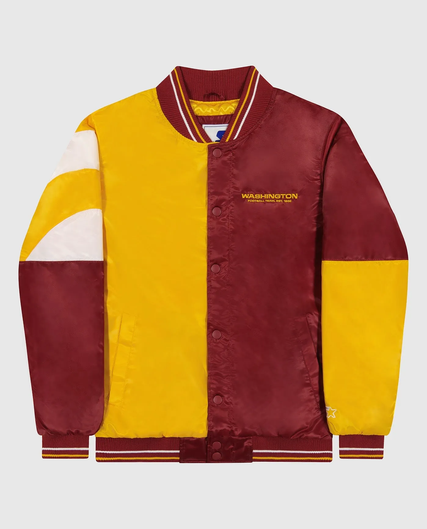 Washington Commanders Varsity Satin Full-Snap Jacket sold by Starter