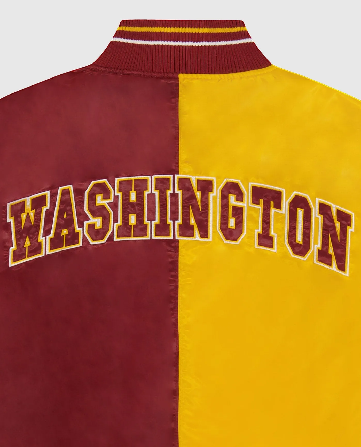 Washington Commanders Varsity Satin Full-Snap Jacket sold by Starter product image thumbnail 3
