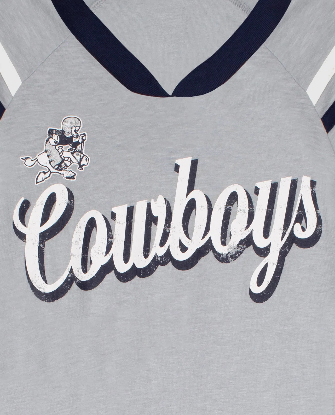 Women's Dallas Cowboys V-Neck Short Sleeve Shirt sold by Starter product image thumbnail 2