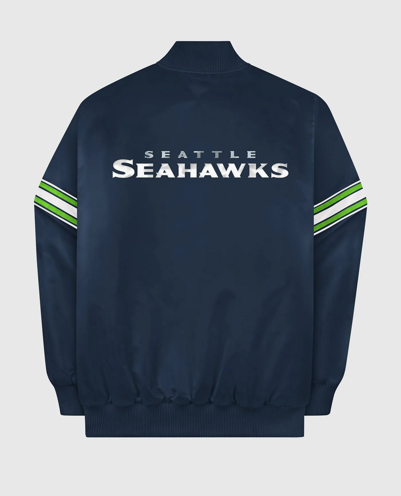 Seattle Seahawks Varsity Satin Full-Snap Jacket sold by Starter product image thumbnail 4