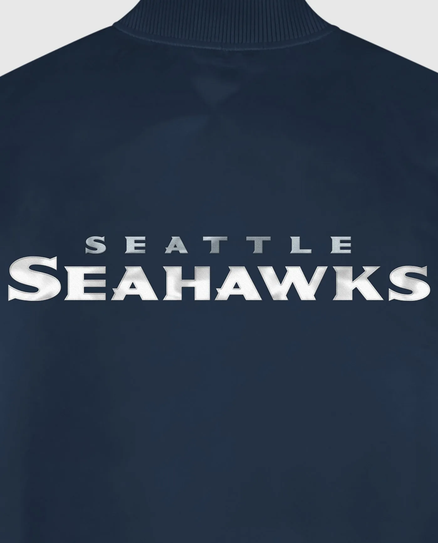 Seattle Seahawks Varsity Satin Full-Snap Jacket sold by Starter product image thumbnail 3