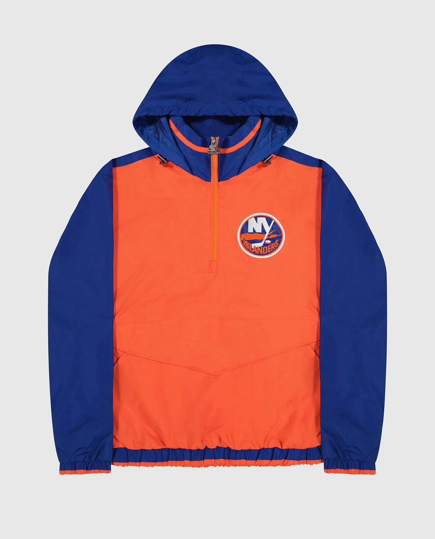 New York Islanders Pullover Half-Zip Hooded Prospect Jacket sold by Starter