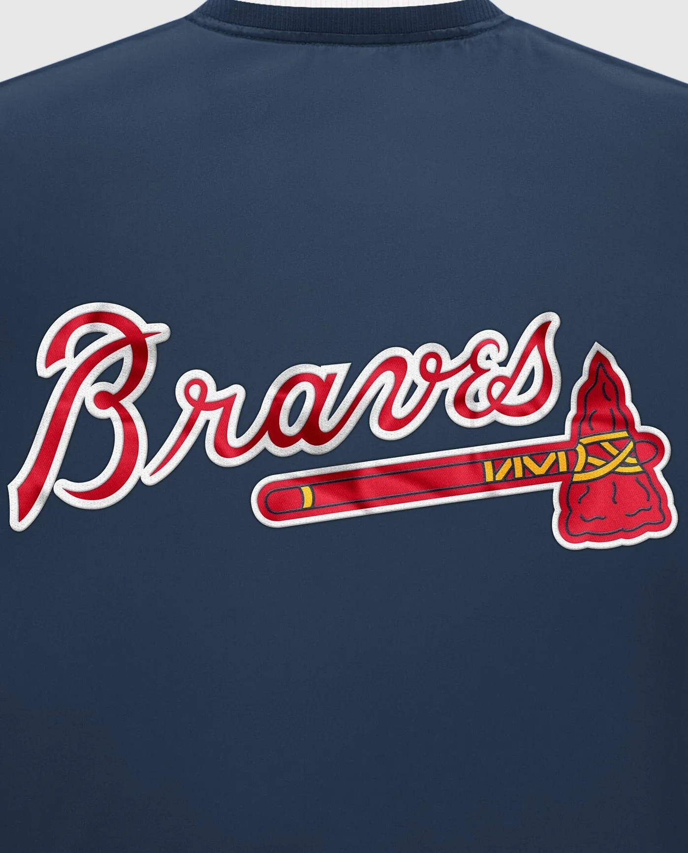 Atlanta Braves Varsity Satin Full-Snap Jacket sold by Starter product image thumbnail 3