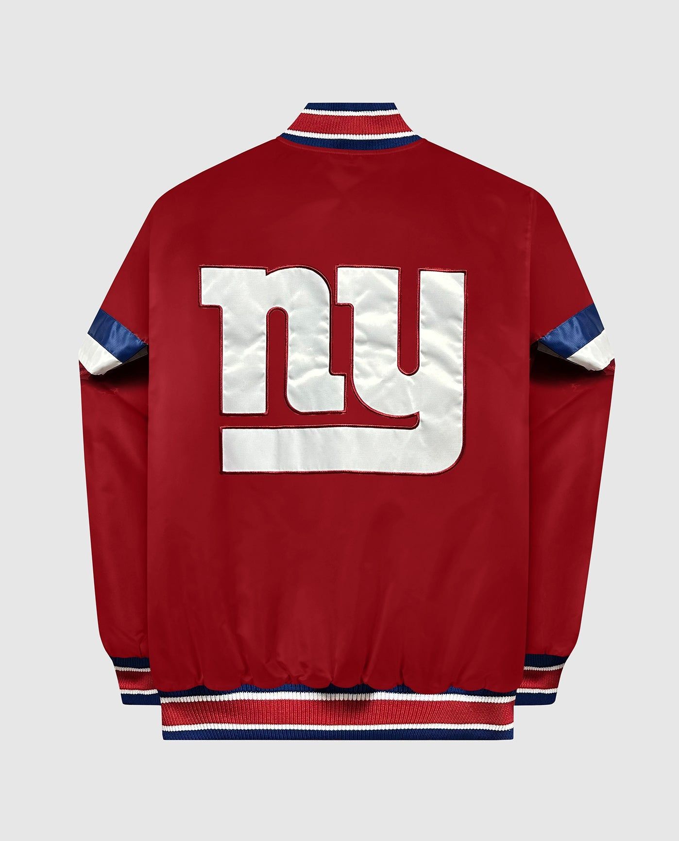 New York Giants Home Game Satin Full Snap Jacket sold by Starter product image thumbnail 4