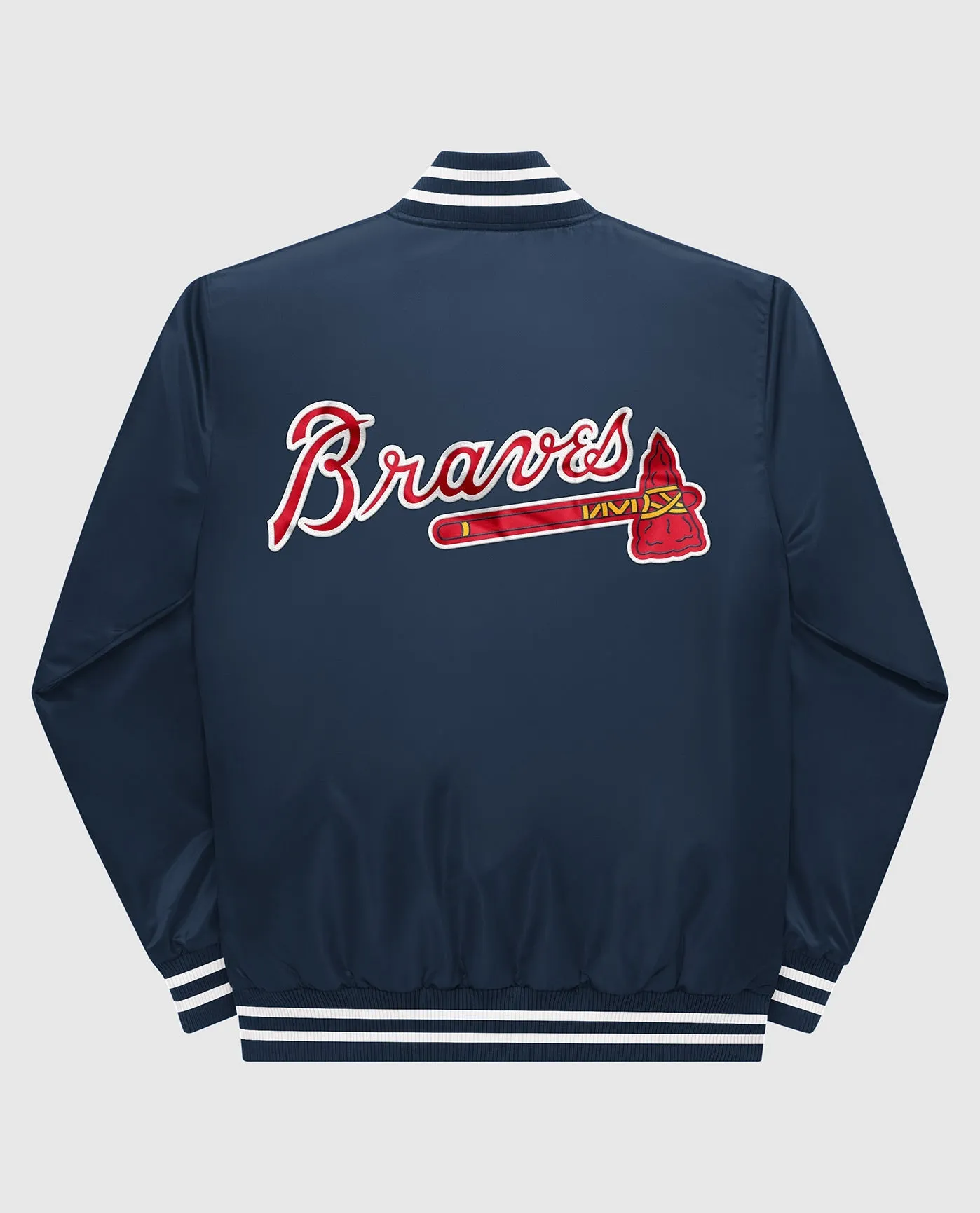 Atlanta Braves Varsity Satin Full-Snap Jacket sold by Starter product image thumbnail 4