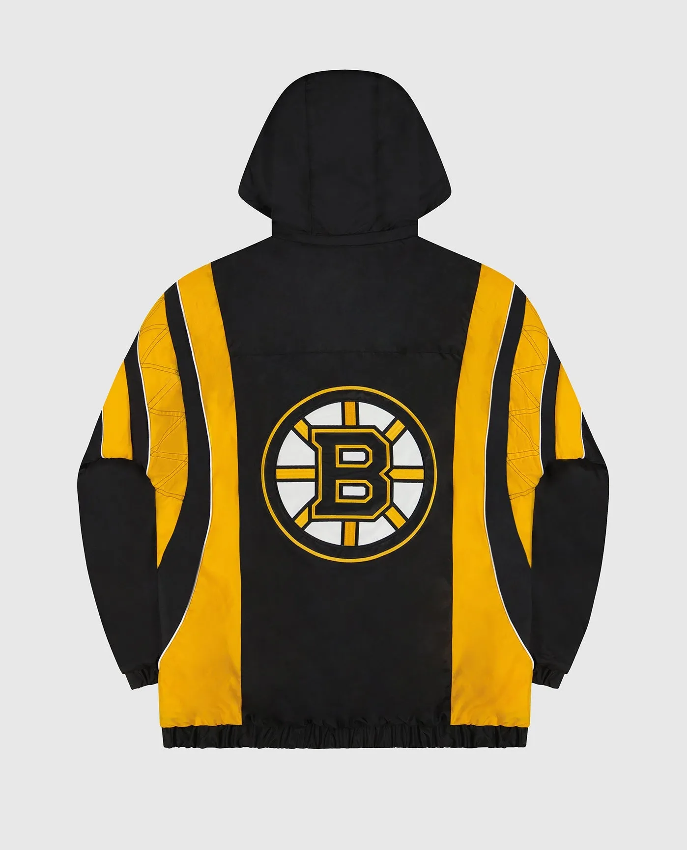 Boston Bruins Pullover Half-Zip Hooded Impact Jacket sold by Starter product image thumbnail 4