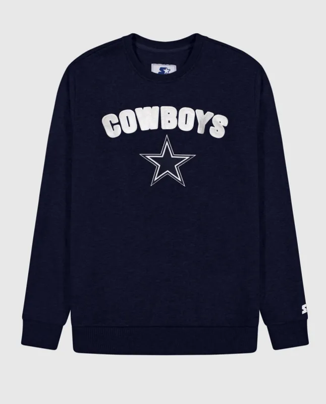 Dallas Cowboys Long Sleeve Crew Neck Shirt sold by Starter