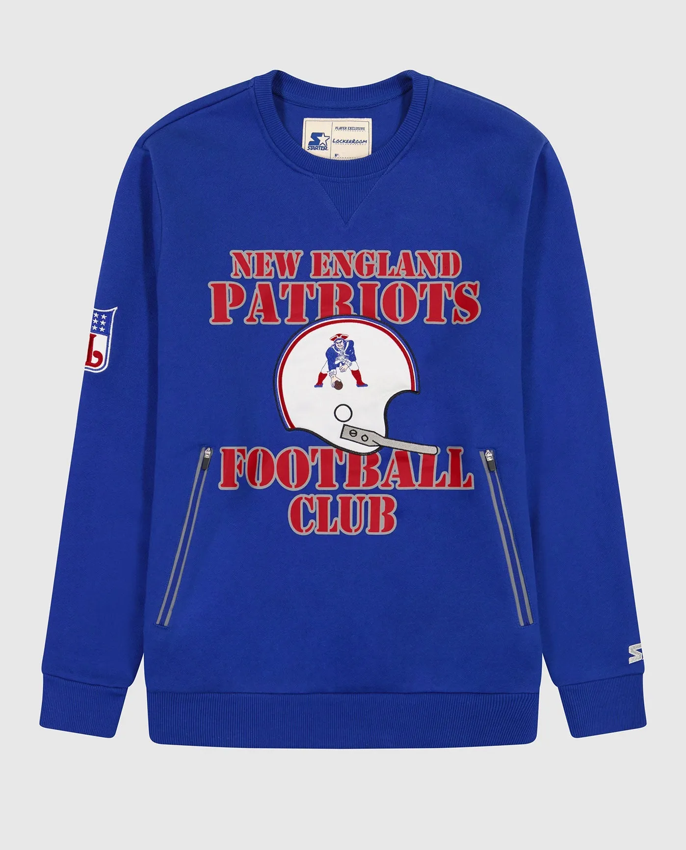 New England Patriots Crew Neck Sweatshirt sold by Starter
