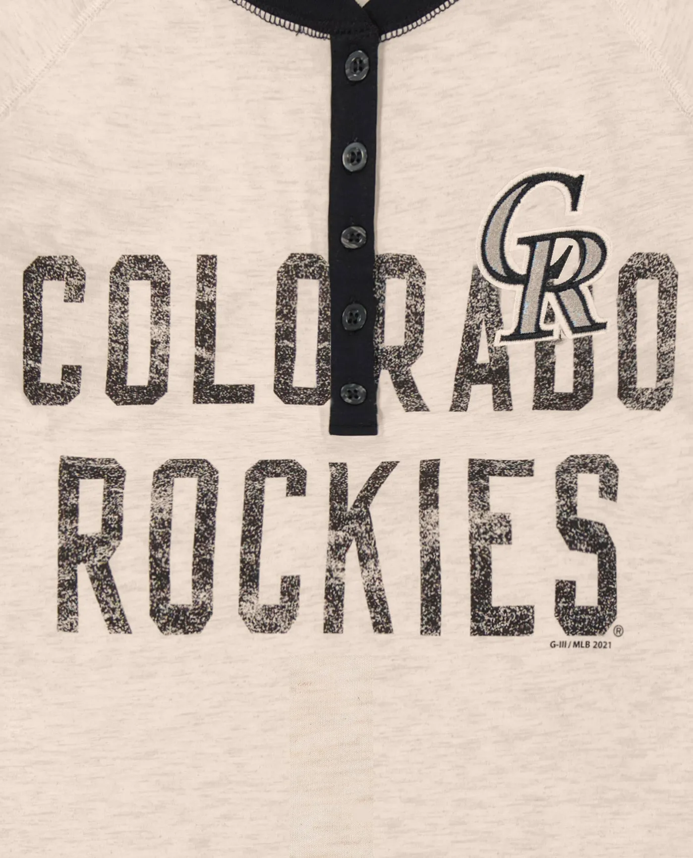 Women's Colorado Rockies First Choice 3/4 Sleeve Shirt sold by Starter product image thumbnail 2