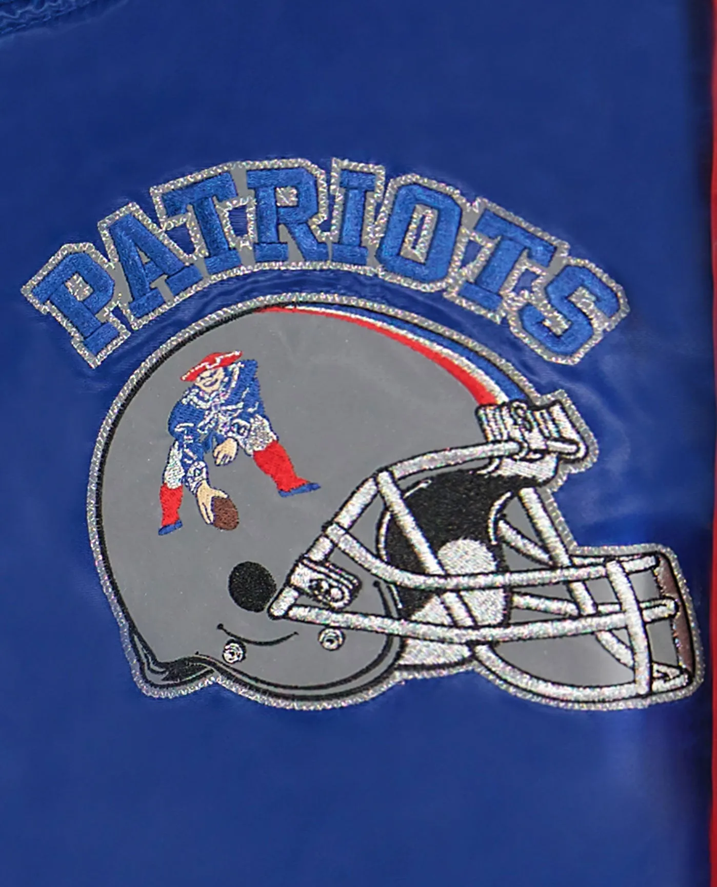 New England Patriots Varsity Satin Full-Snap Jacket sold by Starter product image thumbnail 2