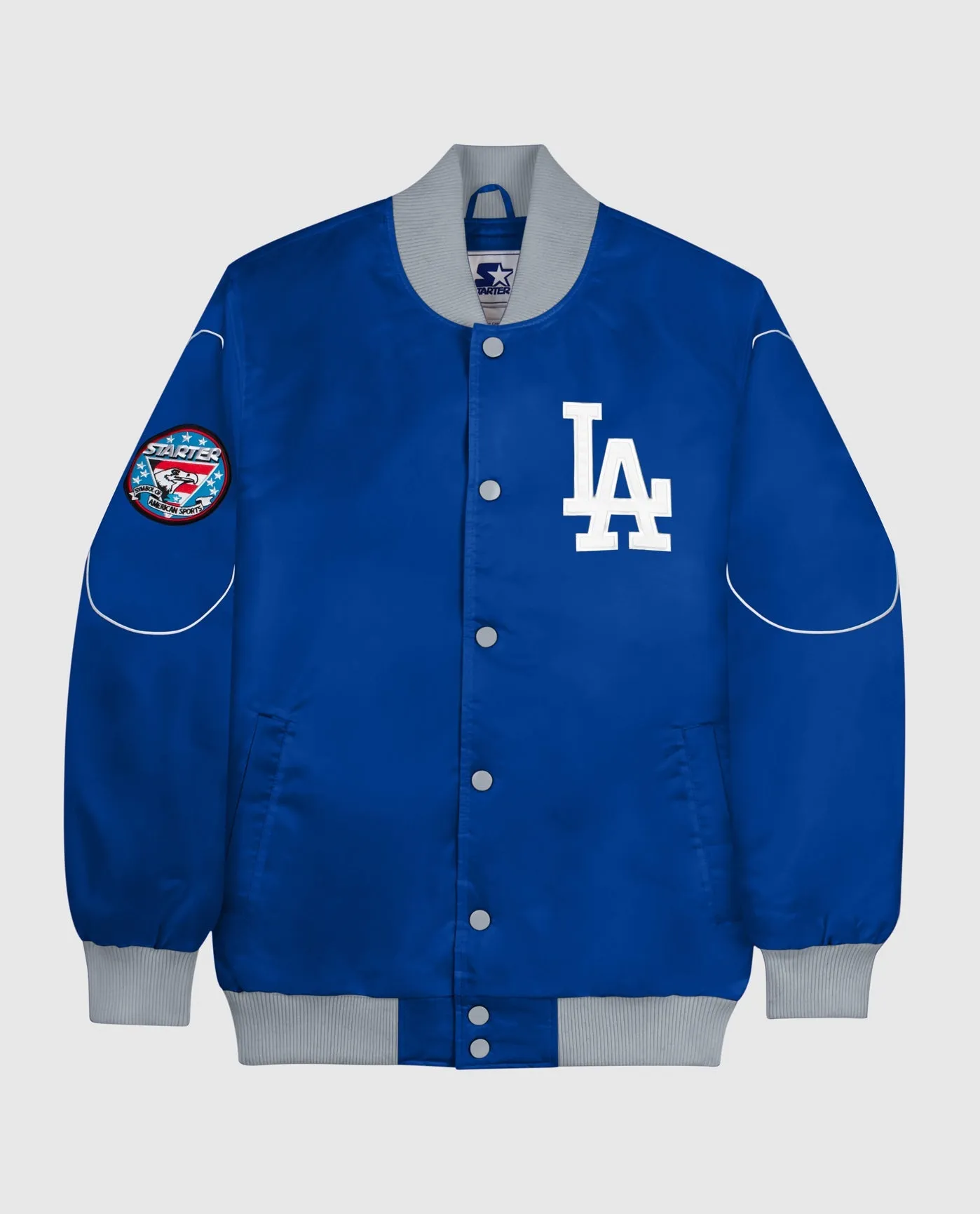 Los Angeles Dodgers Nylon Full-Snap Jacket sold by Starter