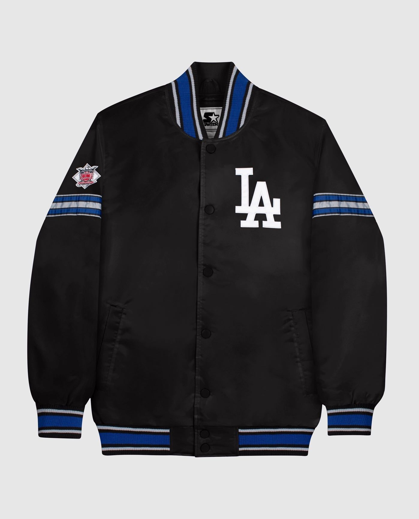 Los Angeles Dodgers Satin Full-Snap Jacket sold by Starter