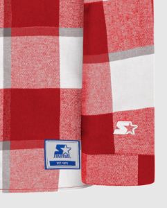 Kansas City Chiefs Sherpa Lined Plaid Jacket sold by Starter