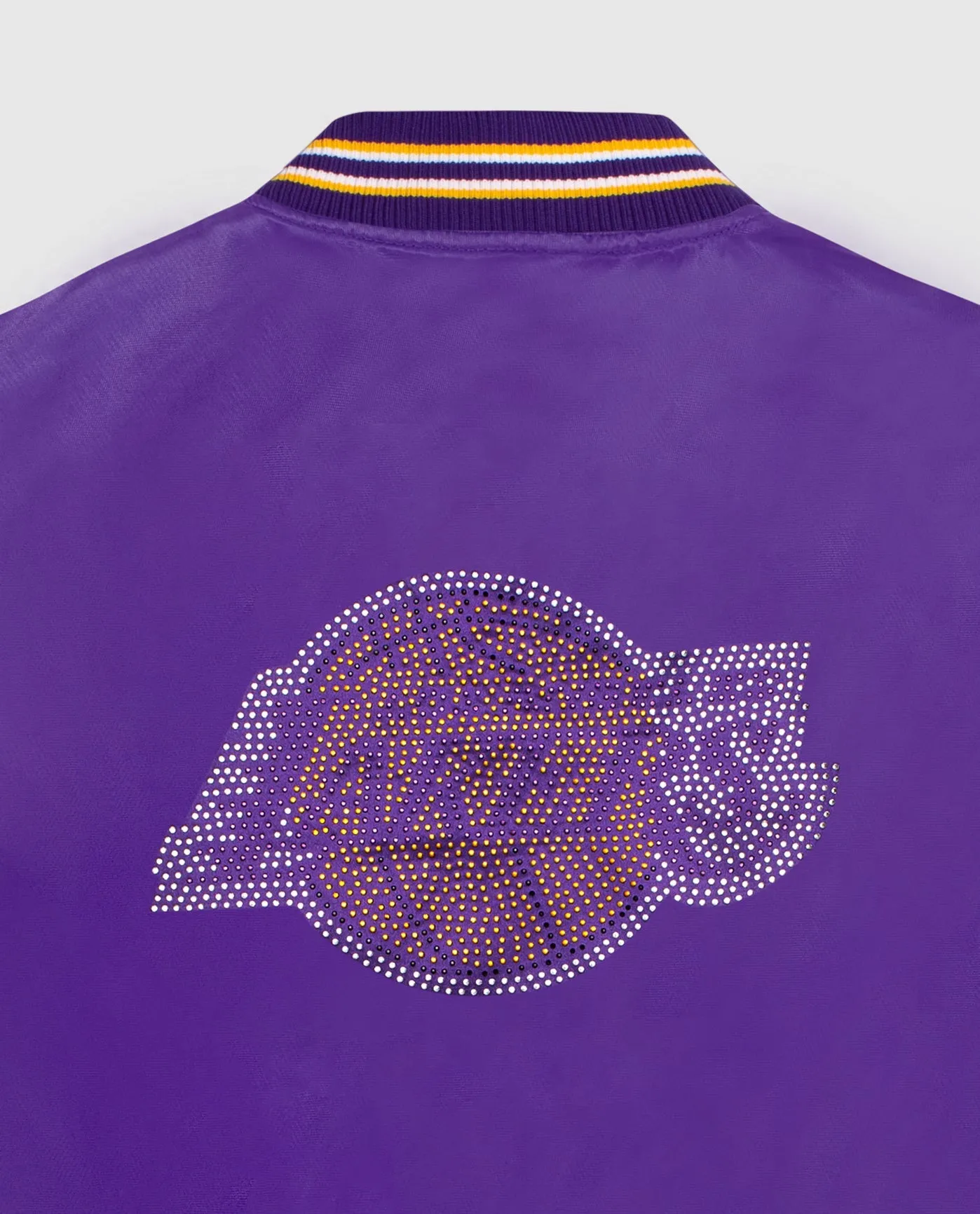 Women's Los Angeles Lakers Varsity Satin Full-Snap Jacket sold by Starter product image thumbnail 3