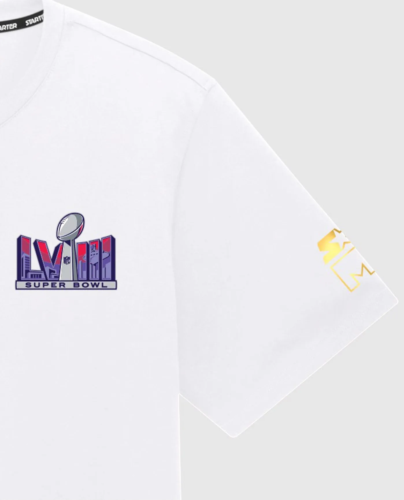 Super Bowl LVIII Paved in Gold Graphic Tee sold by Starter product image thumbnail 2