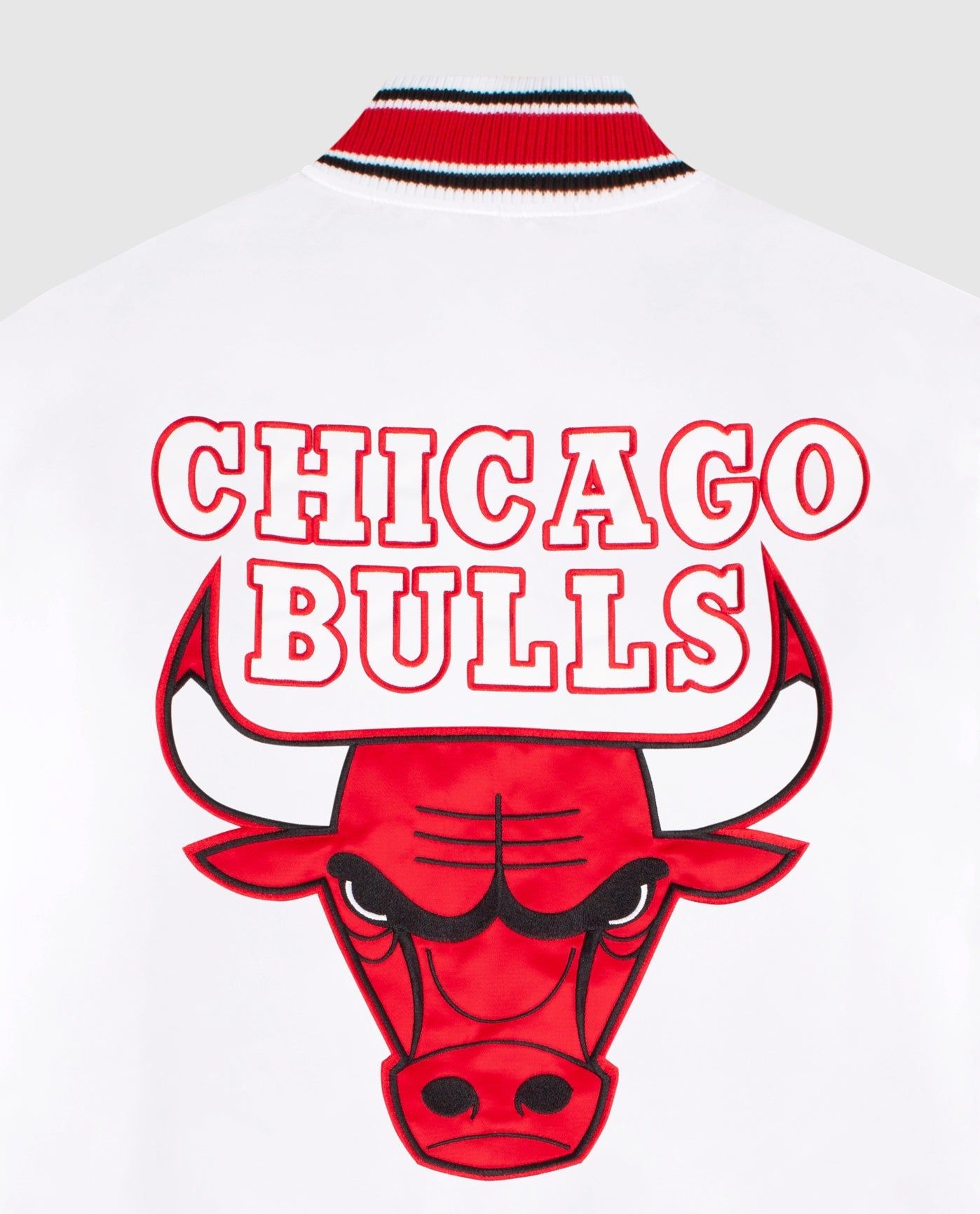 Chicago Bulls Varsity Satin Full-Snap Jacket sold by Starter product image thumbnail 3