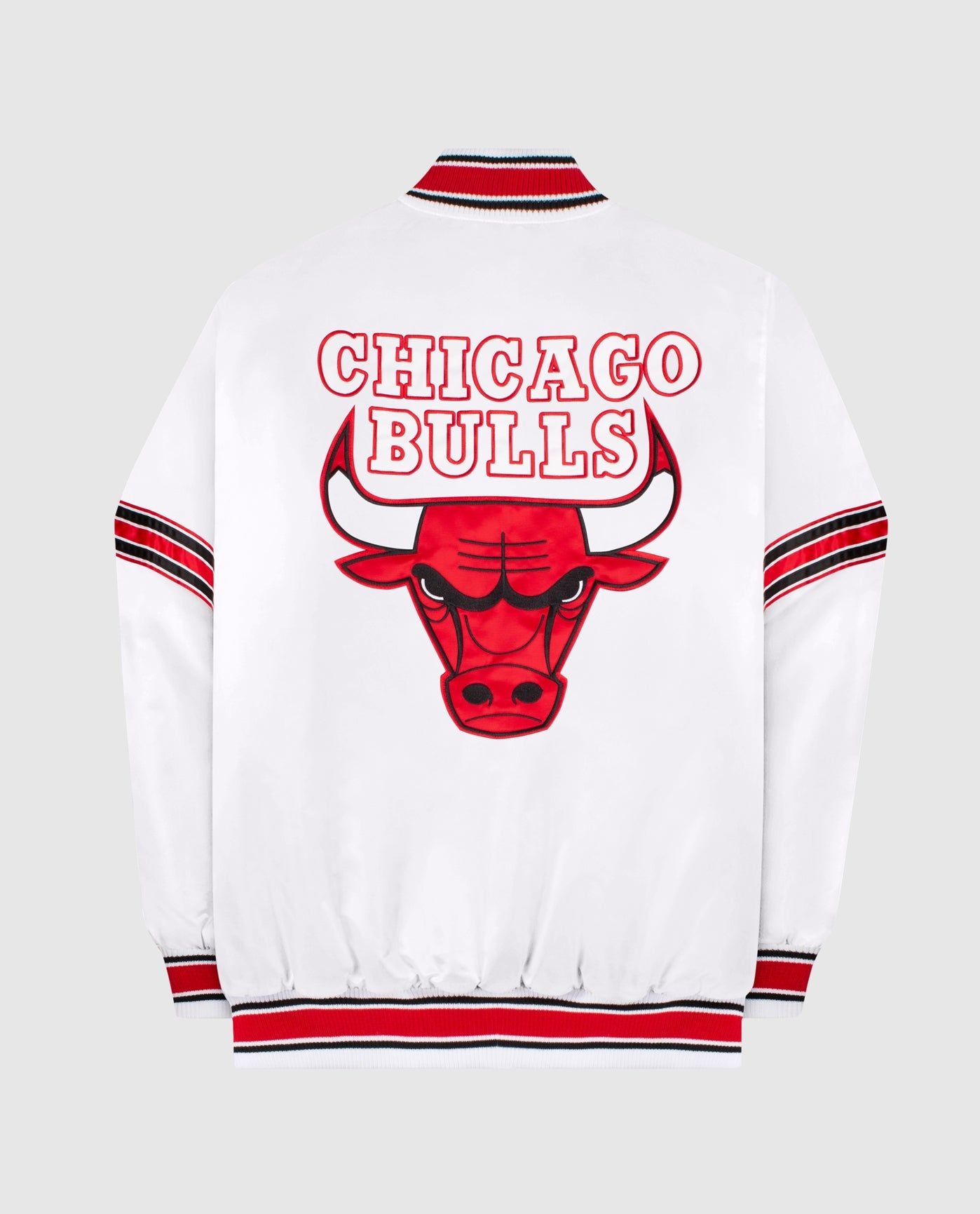 Chicago Bulls Varsity Satin Full-Snap Jacket sold by Starter product image thumbnail 4