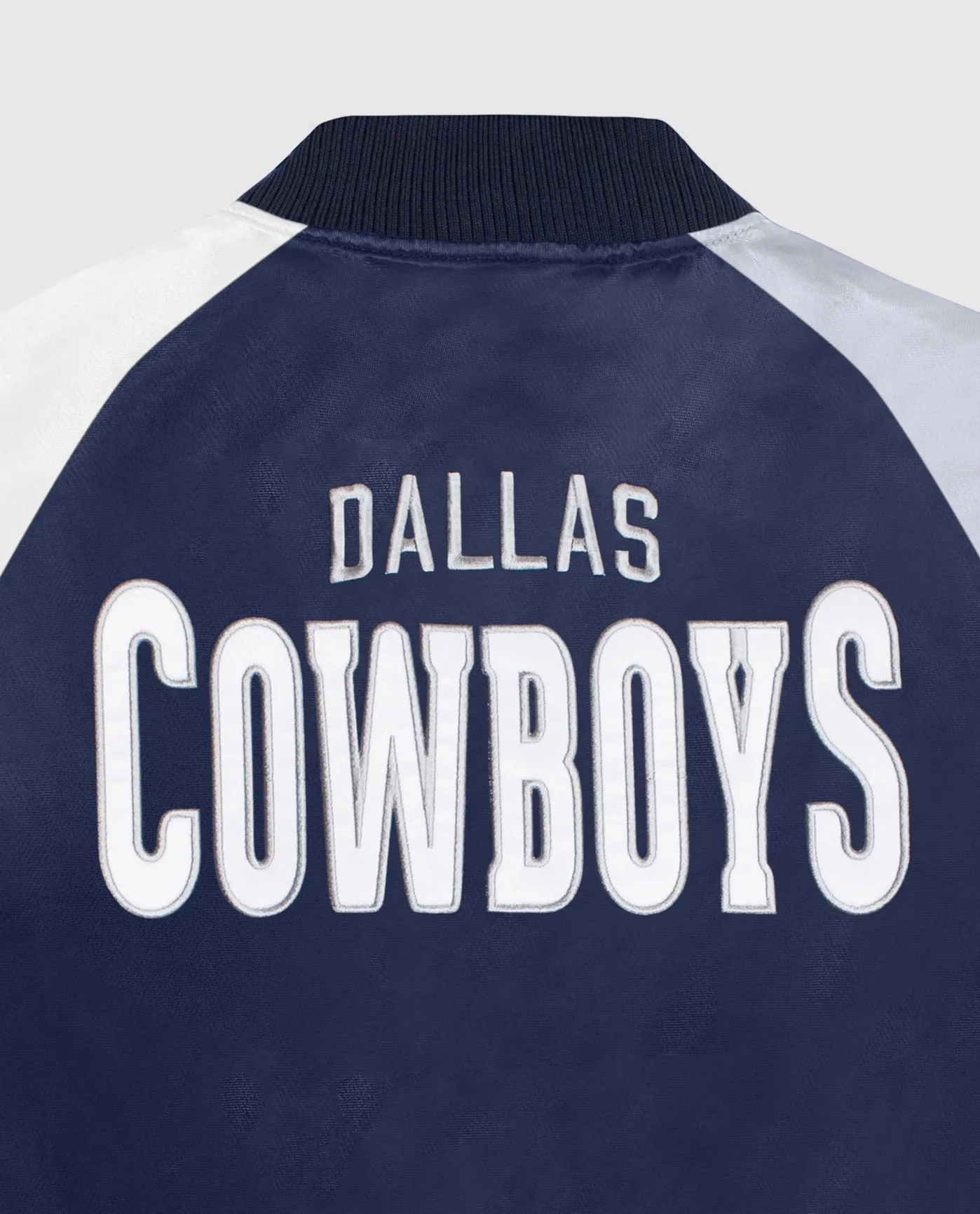 Women's Dallas Cowboys Snap-Front Varsity Satin Jacket sold by Starter product image thumbnail 3