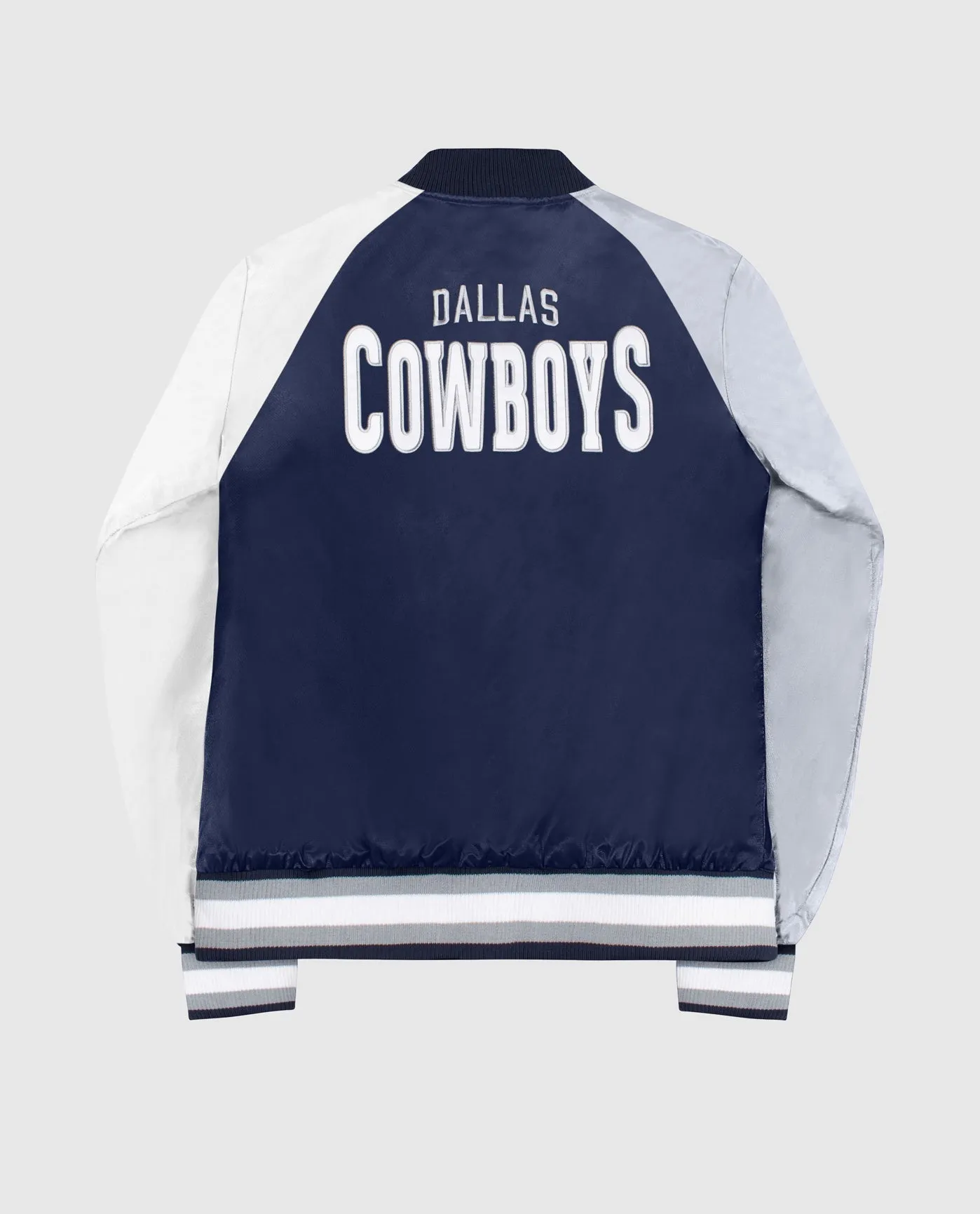 Women's Dallas Cowboys Snap-Front Varsity Satin Jacket sold by Starter product image thumbnail 4